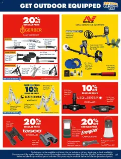 Preview of BCF Catalogue 20 Years of BCFing Big Brands - QLD  - valid from 21.10.2025 | Page: 27 | Products: Axe, Shovel, Torch, Tools