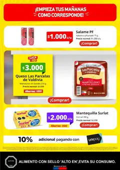 Unimarc Ofertas válido desde el 11.02.2026 | Página: 9 | Productos: Sal, Queso, Salame