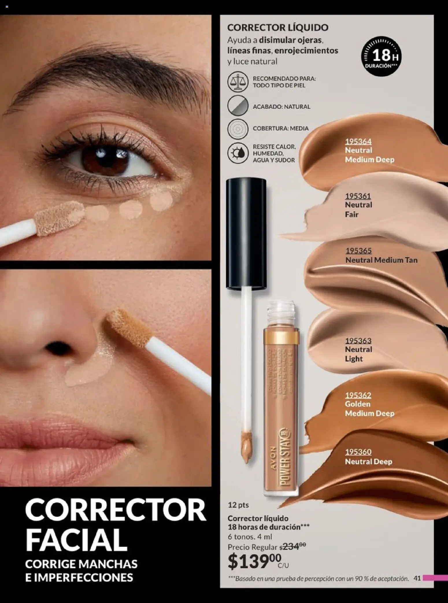 Nuevas ofertas de AVON válidas en toda la República Mexicana desde el 20.12.2025. ¡Encuentra las mejores ofertas en AVON campaña 1 2026! | Página: 46 | Productos: Agua, Corrector