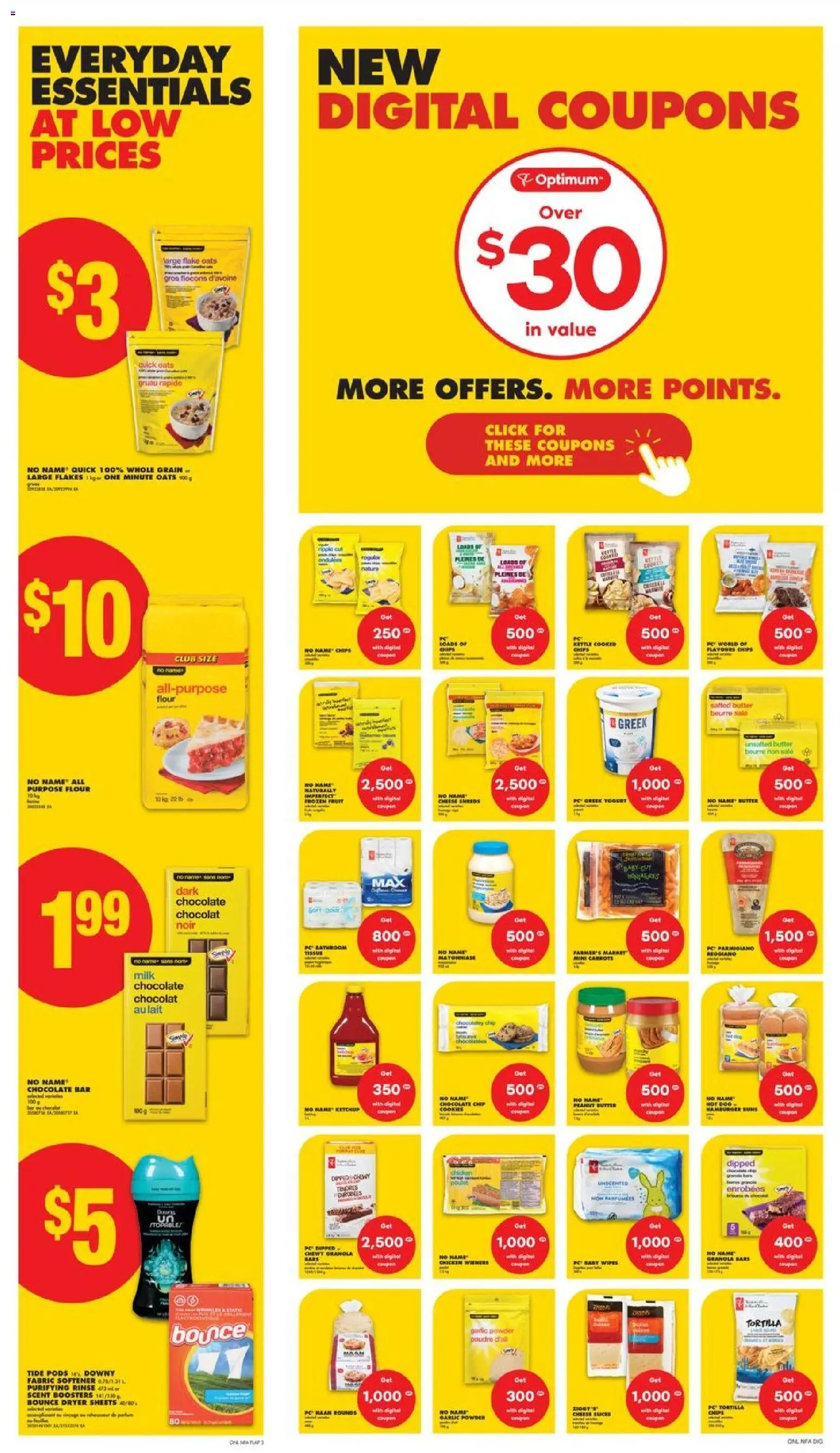 No Frills flyer valid from 23.10.2025 | Page: 11 | Products: Chips, PC, Dryer, Cheese
