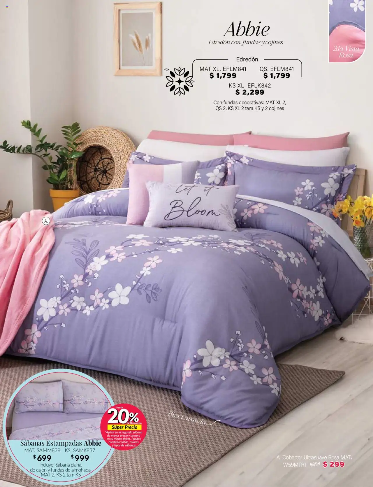 Nuevas ofertas de Colchas Concord válidas en toda la República Mexicana desde el 01.08.2025. ¡Encuentra las mejores ofertas en Colchas Concord - Catálogo! | Página: 78 | Productos: Cobertor, Almohada, Sabanas
