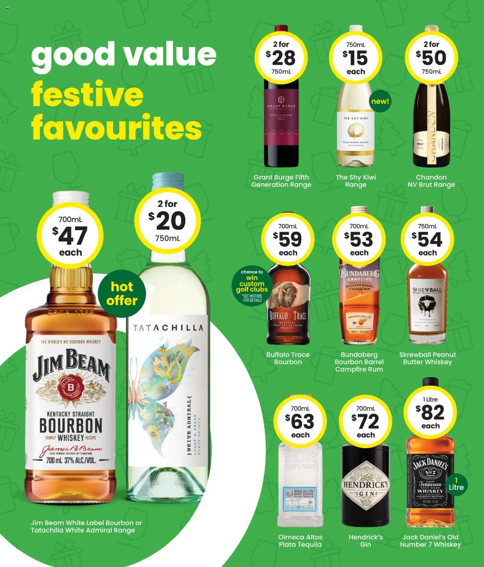 The Bottle-O catalogue - valid from 10.11.2025 | Page: 4 | Products: Light, Butter, Bourbon, Rum