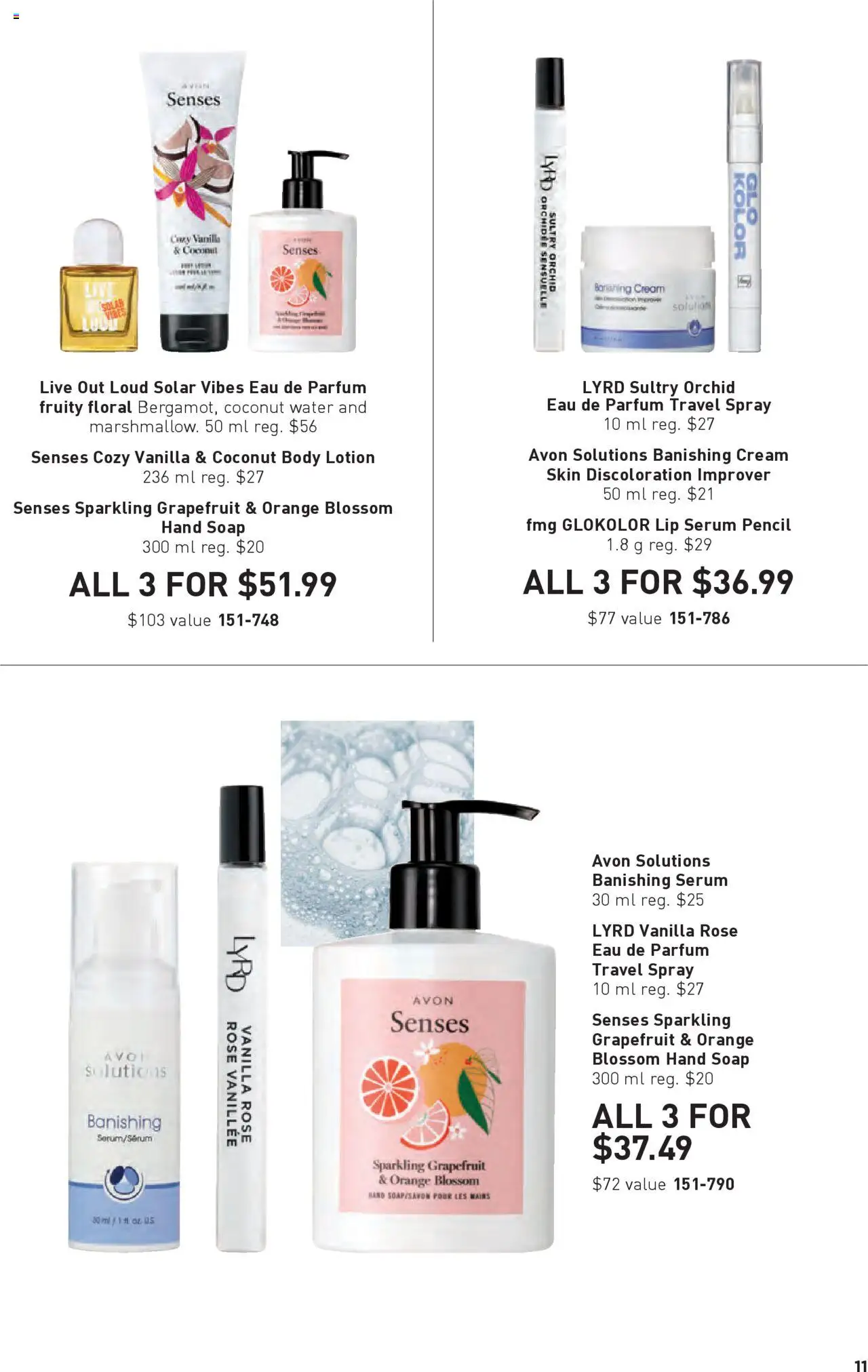 Avon flyer valid from 14.08.2025 | Page: 11 | Products: Cream, Body lotion, Soap