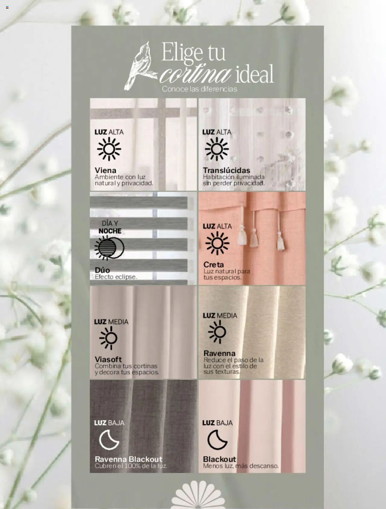 Nuevas ofertas de Vianney válidas en toda la República Mexicana desde el 07.03.2025. ¡Encuentra las mejores ofertas en Vianney catálogo Primavera! | Página: 233 | Productos: Cortinas