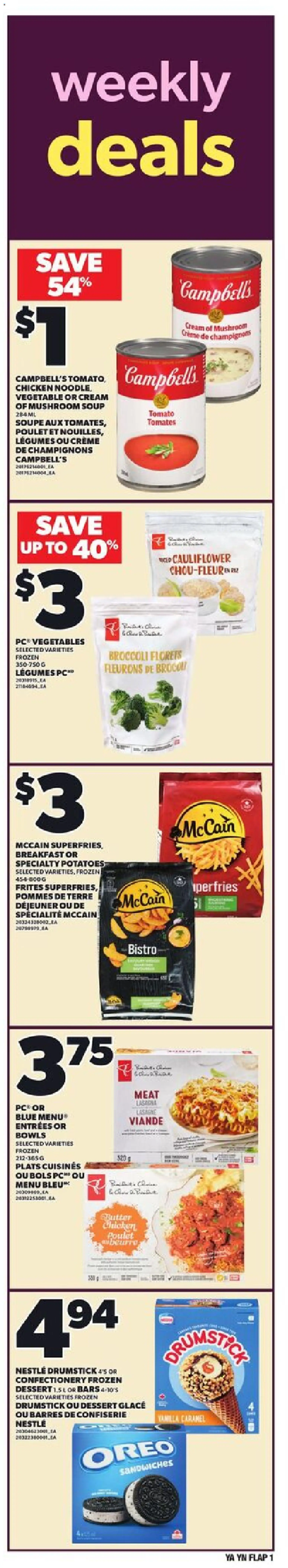 Independent Grocer flyer valid from 27.11.2025 | Page: 1 | Products: Cream, PC, Butter, Chicken