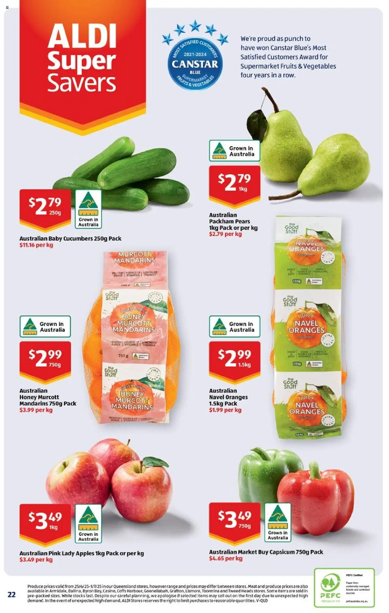Aldi catalogue - valid from 02.07.2025 | Page: 28 | Products: Apples, Oranges, Meat, Cucumbers