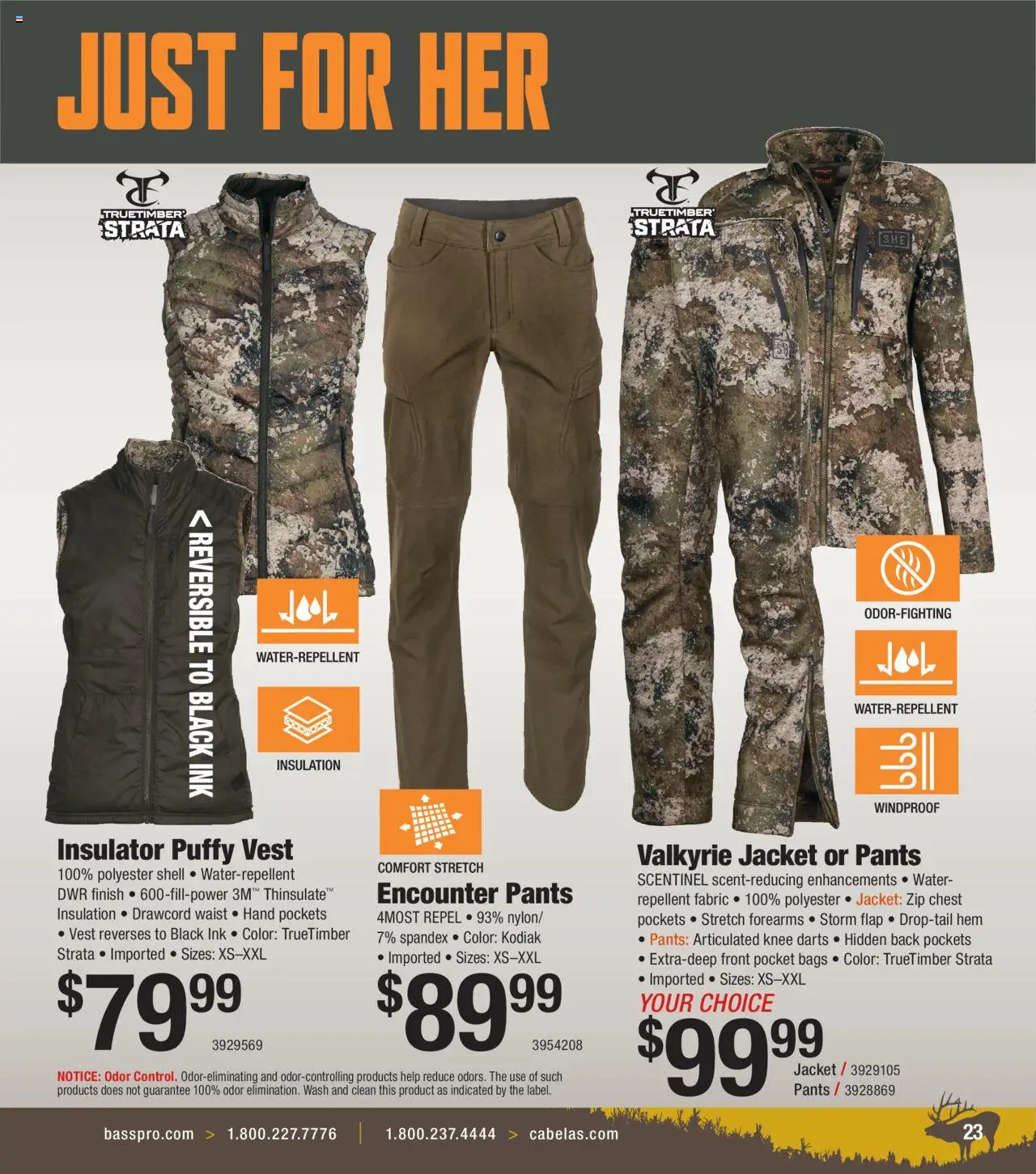 Cabela's Big Game Hunting 25 - valid from 12.06.2025 | Page: 23 | Products: Ink, Vest, Pants, Water