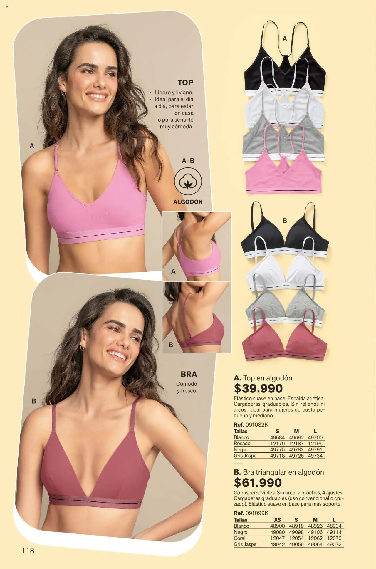 Leonisa revista - valida desde el 01.09.2025 | Página: 118 | Productos: Algodón, Top