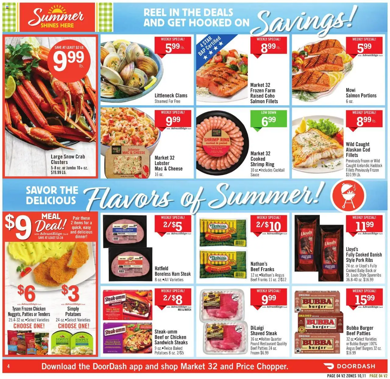 Price Chopper Weekly Ad - valid from 03.08.2025 | Page: 4 | Products: Ham, Pork, Potatoes, Sauce
