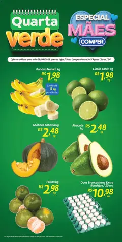 Comper ofertas Quarta Verde - Pré-Visualização do folheto da loja Comper, válido de 29.04.2026
