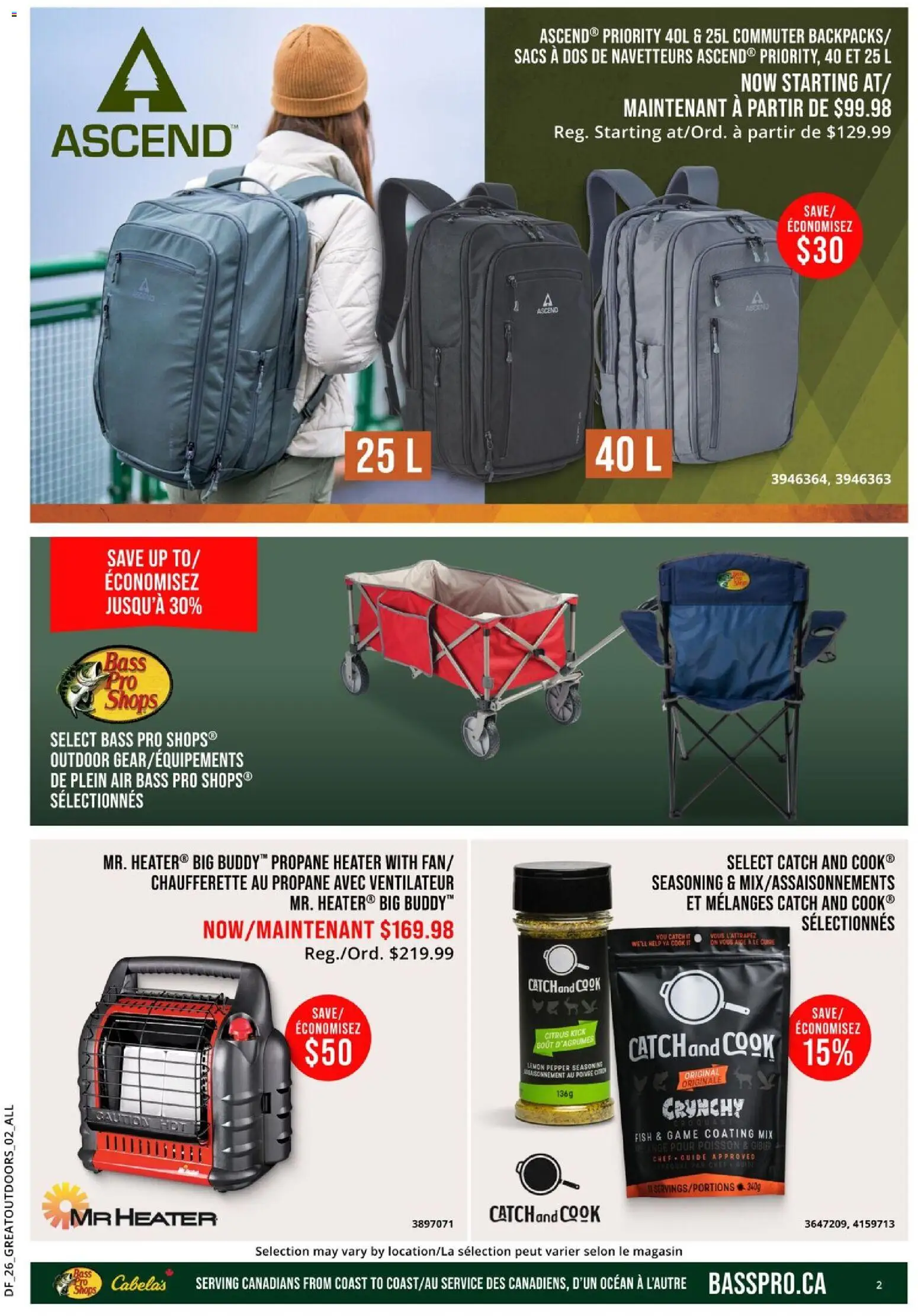 Cabelas flyer valid from 12.03.2026 | Page: 2 | Products: Fish, Game