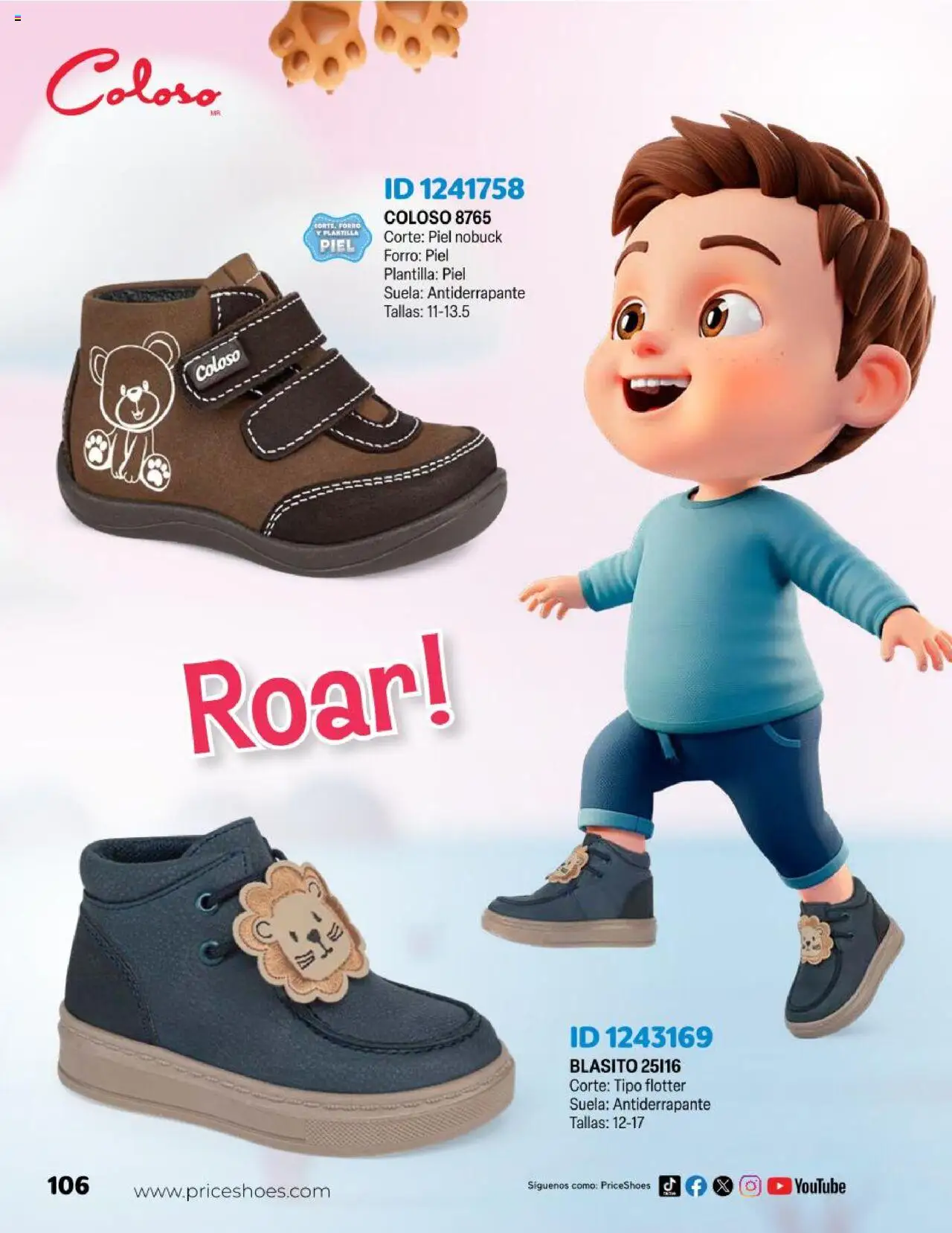 Nuevas ofertas de Price Shoes válidas en toda la República Mexicana desde el 23.04.2025. ¡Encuentra las mejores ofertas en Price Shoes catálogo Kids! | Página: 106