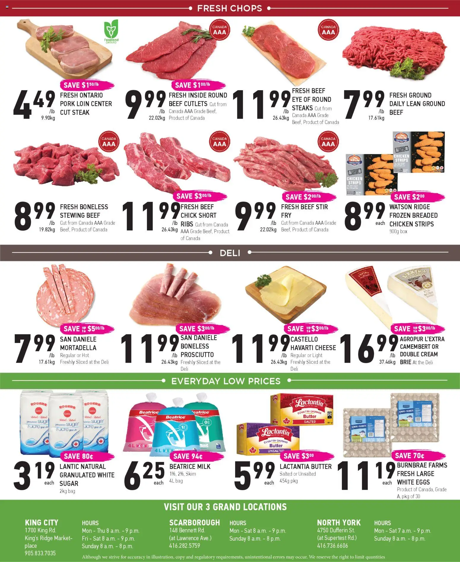 Coppas Fresh Market flyer valid from 23.10.2025 | Page: 4 | Products: Bag, Ridge, Cheese, Eggs