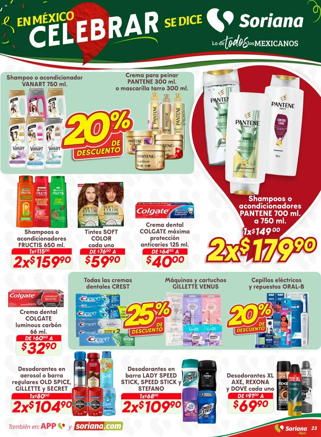 Nuevas ofertas de Soriana válidas en toda la República Mexicana desde el 18.09.2025. ¡Encuentra las mejores ofertas en Soriana - Preciazazaso Híper: Chih, Coah, Tamaulipas! | Página: 30 | Productos: Barra, Mesa, Mascarilla, Acondicionador