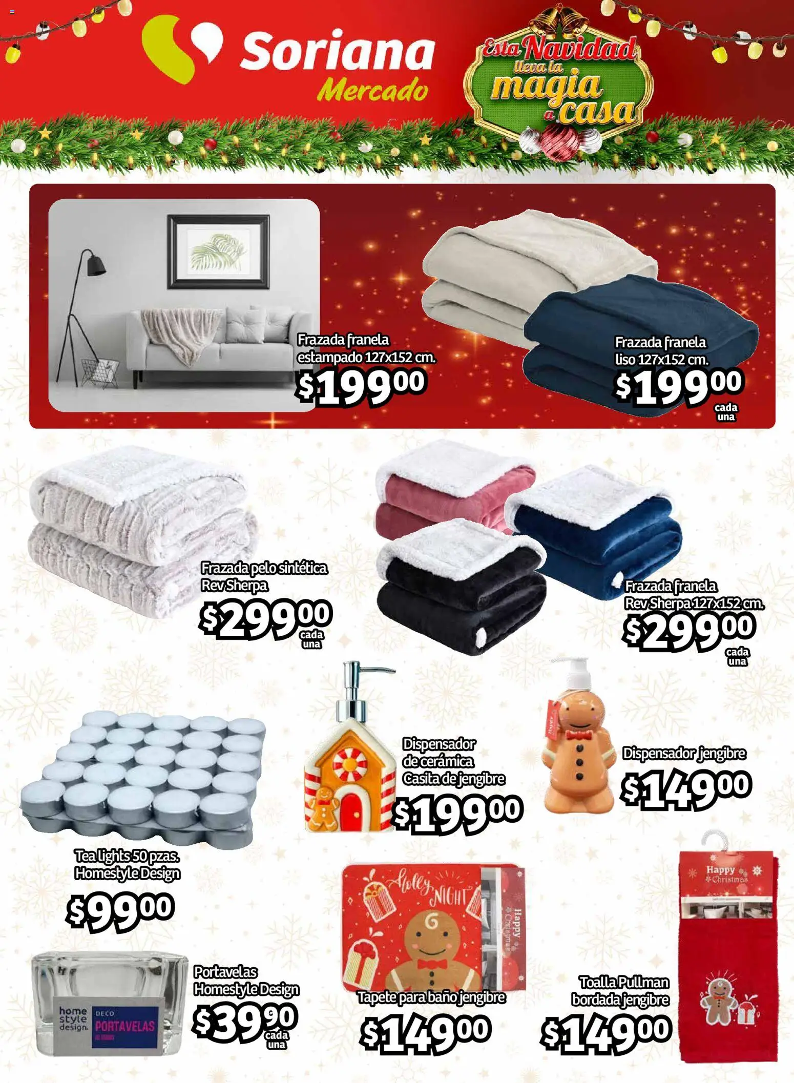 Nuevas ofertas de Soriana válidas en toda la República Mexicana desde el 27.11.2025. ¡Encuentra las mejores ofertas en Soriana - Pesito Valedor Mercado: Camp, Chia, Oax, Q. Roo, Tab, Yuc! | Página: 29 | Productos: Toalla, Baño, Tapete