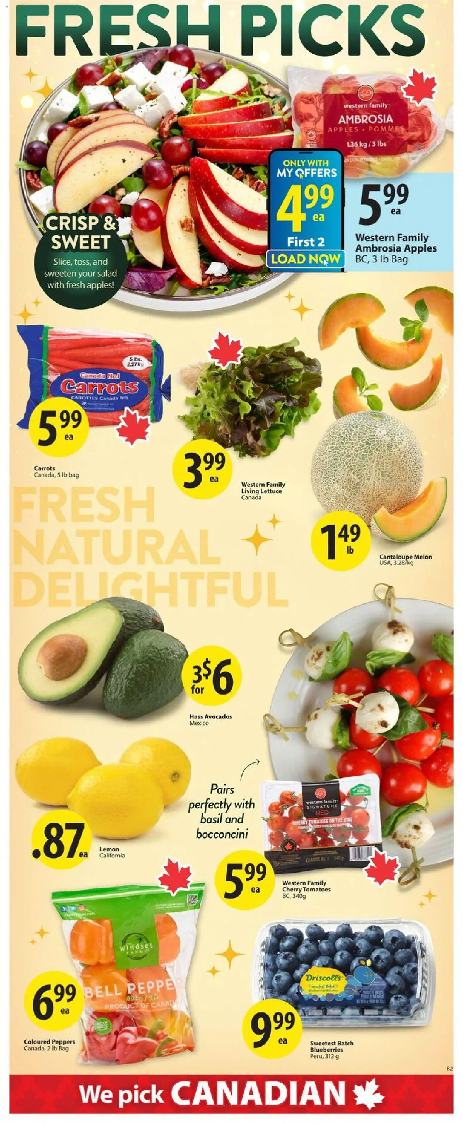 Save on foods flyer valid from 20.11.2025 | Page: 2 | Products: Salad, Bag, Apples, Tomatoes