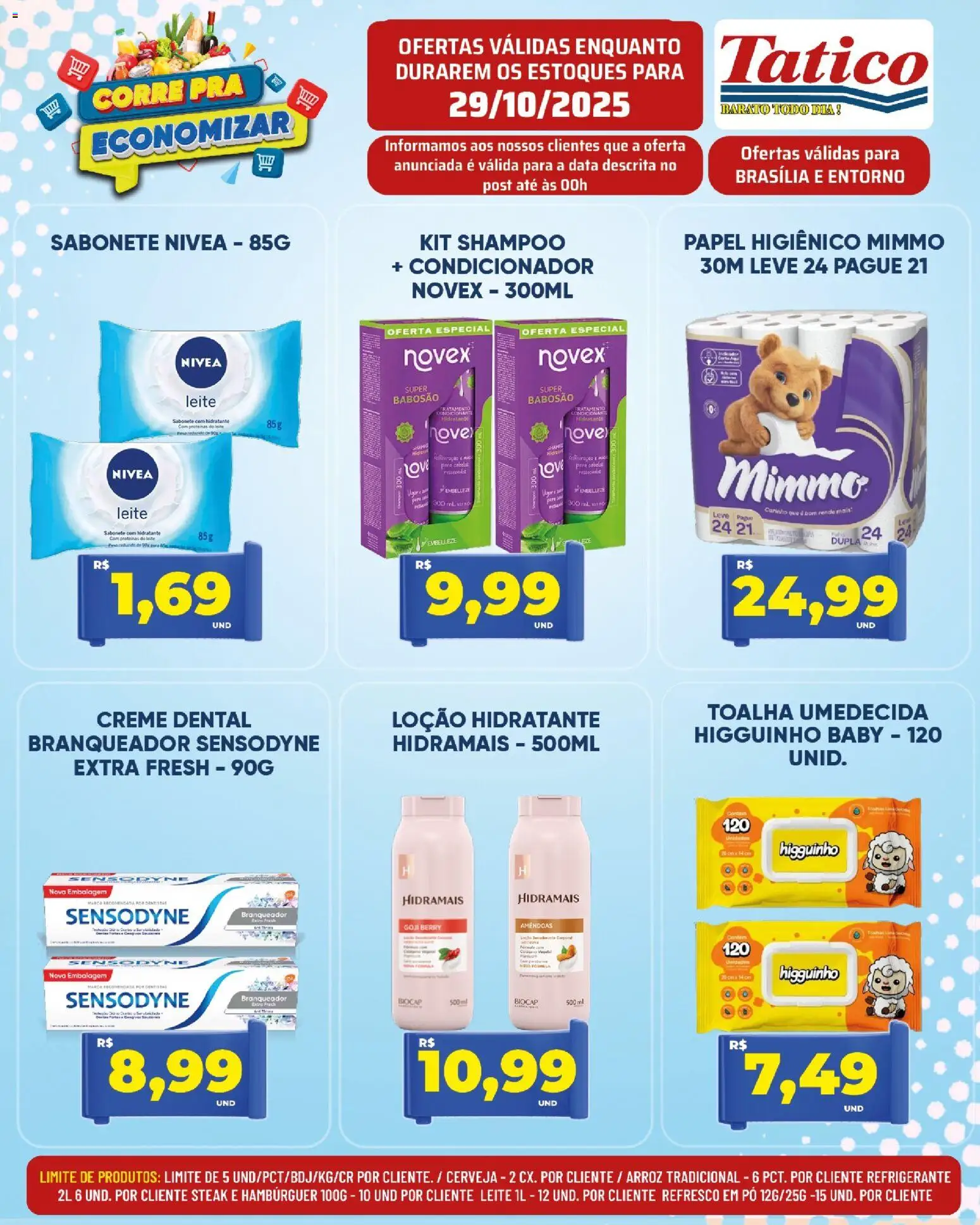 Tatico Folheto - válido de 29.10.2025 | Página: 15 | Produtos: Shampoo, Refresco, Creme, Creme dental