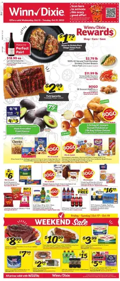 Preview of Winn Dixie weekly ads valid from 15.10.2025