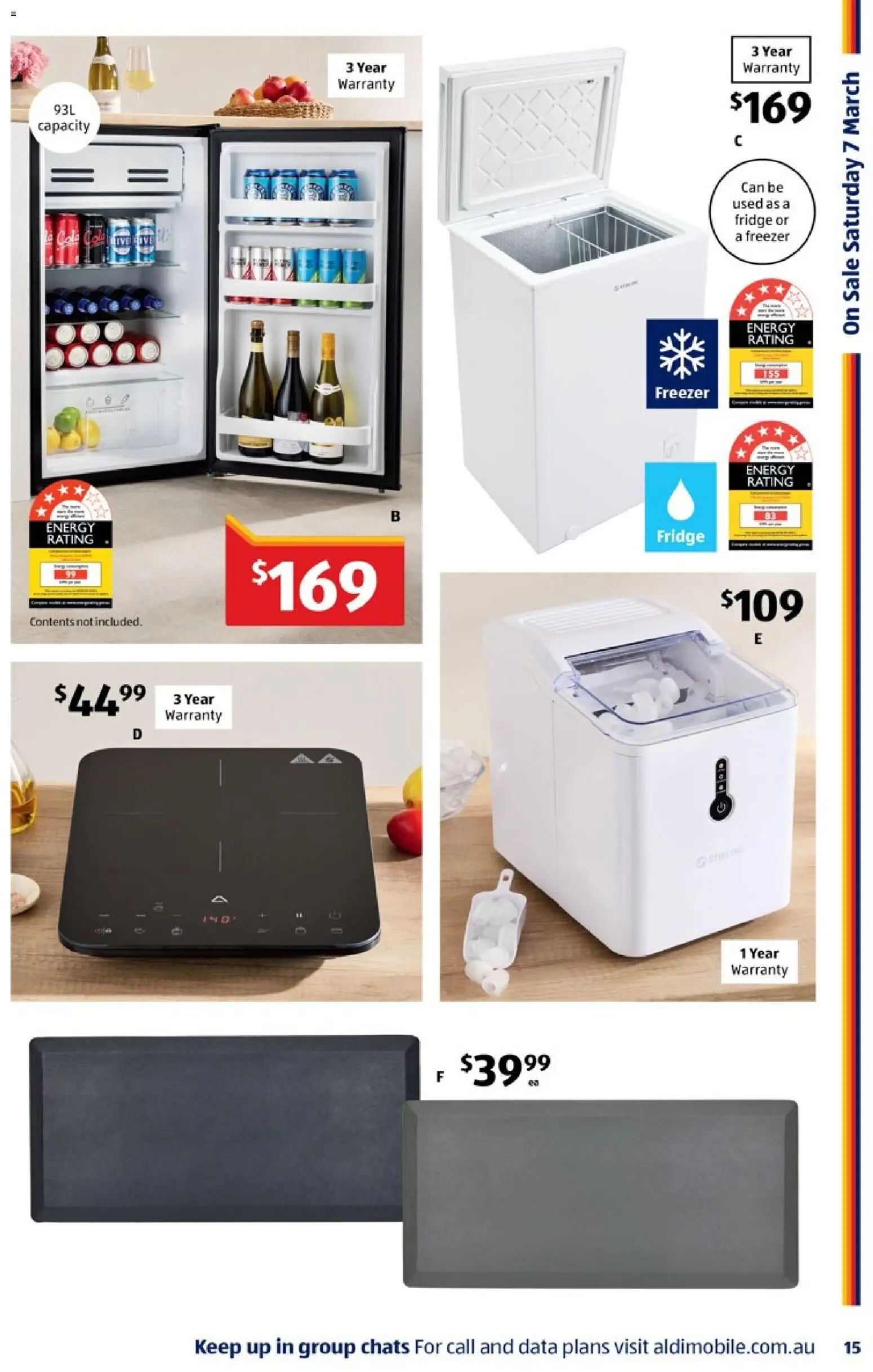 Aldi catalogue - valid from 04.03.2026 | Page: 15 | Products: Fridge, Freezer
