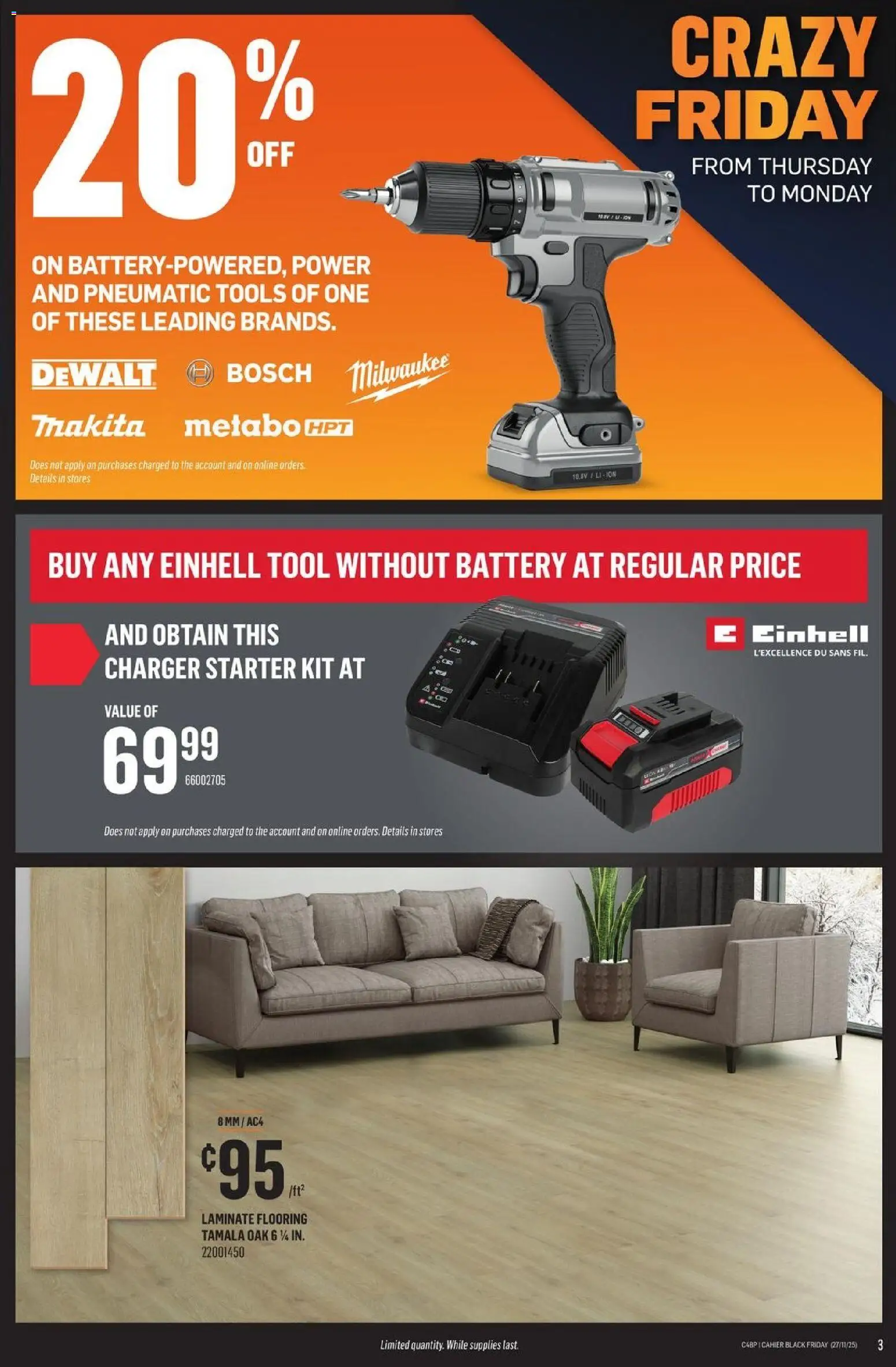 Canac flyer valid from 27.11.2025 | Page: 3 | Products: Battery