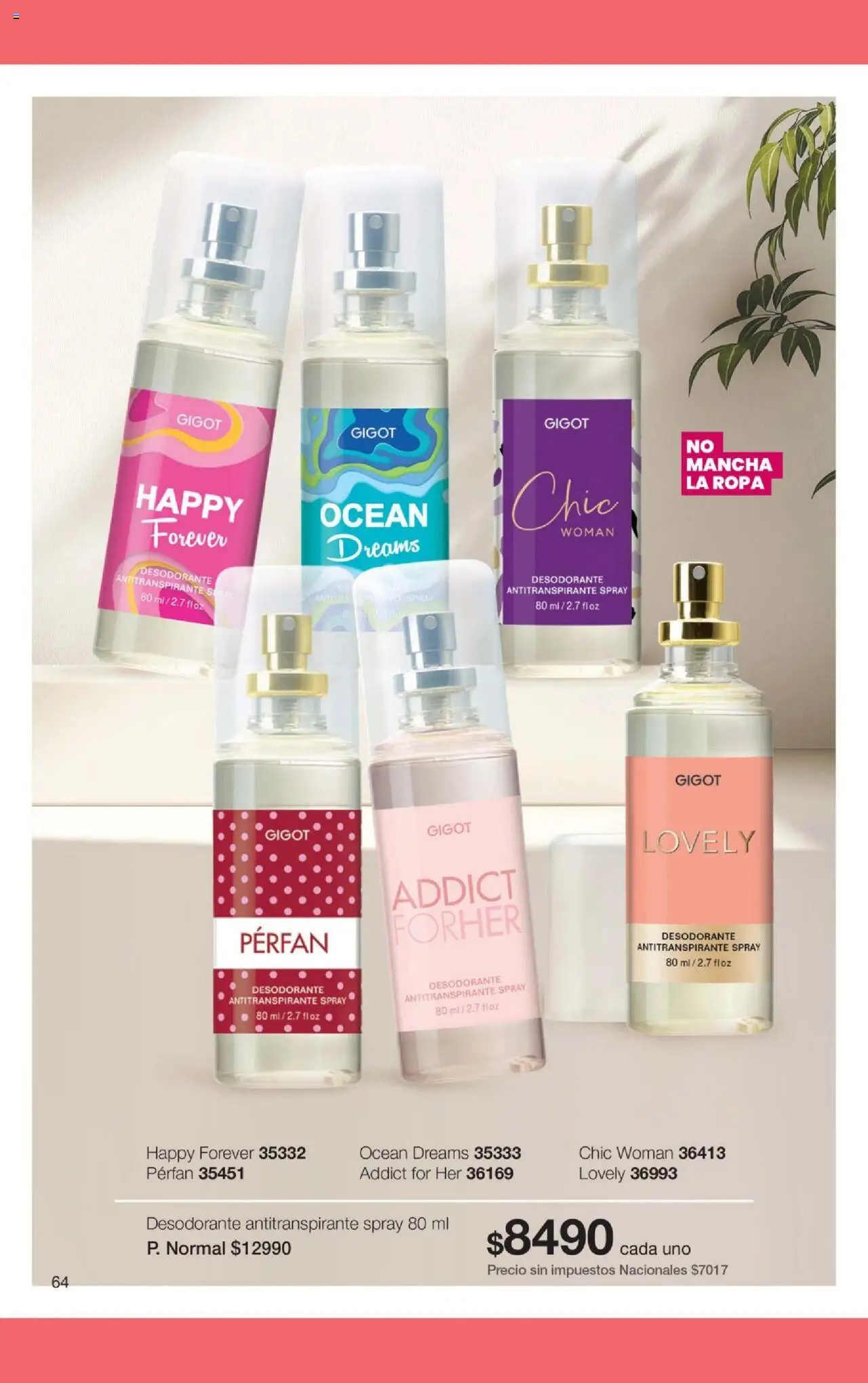 Gigot catálogo │ válido desde el 01.10.2025 | Página: 90 | Productos: Desodorante, Antitranspirante, Ropa