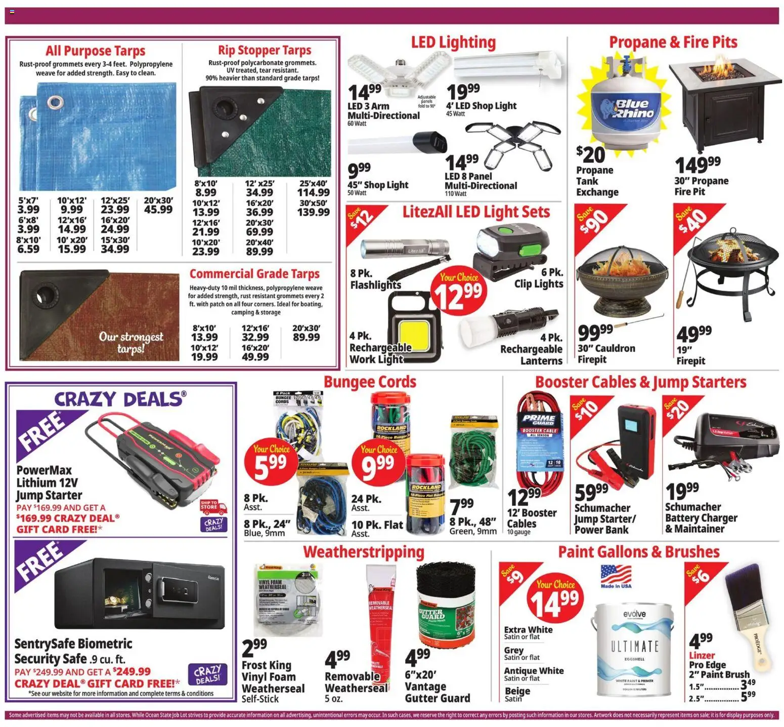 Ocean State Job Lot Weekly Ad - MA - valid from 29.01.2026 | Page: 8 | Products: Brushes, Battery, Brush, Charger
