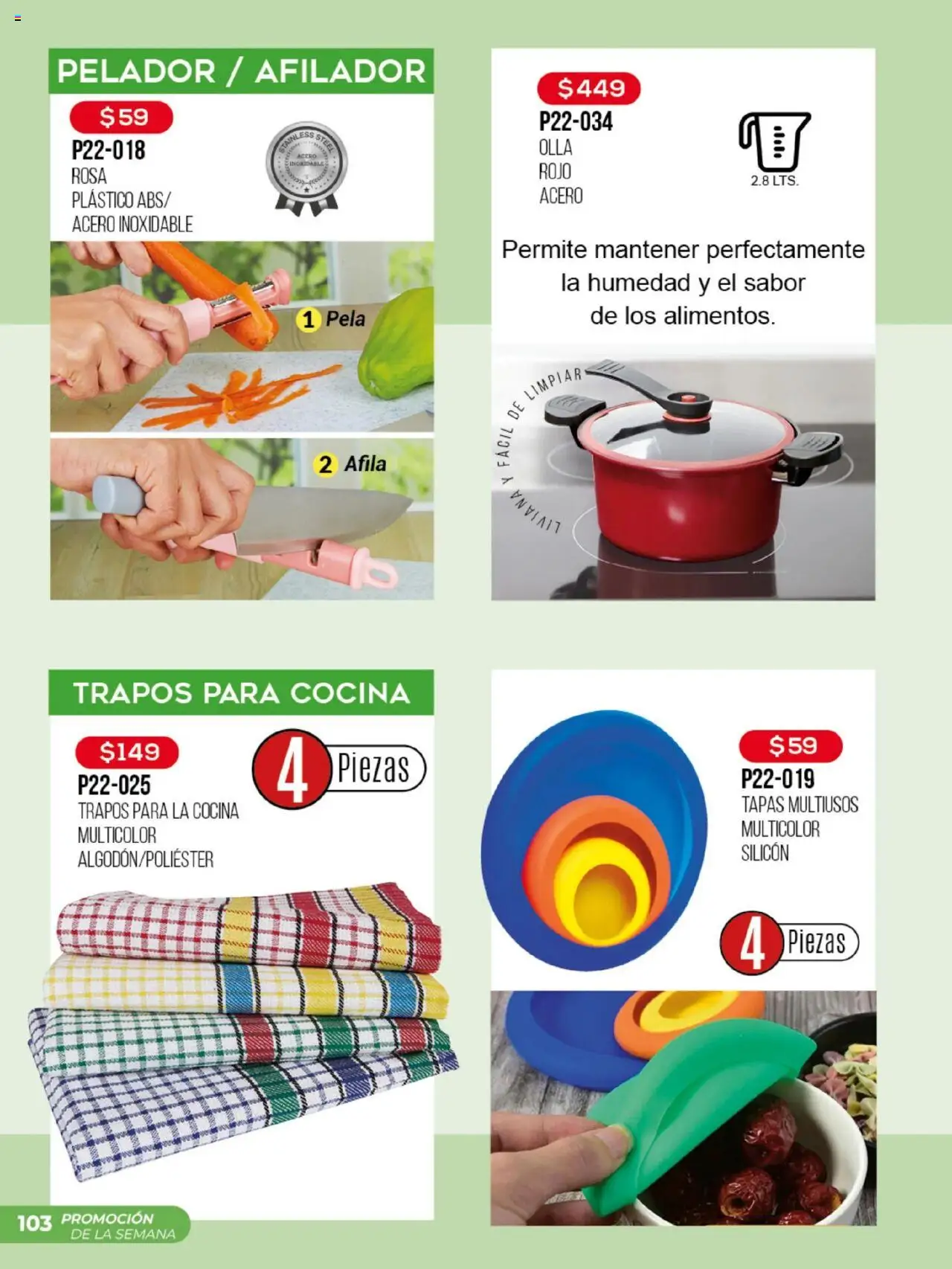 Nuevas ofertas de Cklass válidas en toda la República Mexicana desde el 15.09.2025. ¡Encuentra las mejores ofertas en Cklass - Catálogo Promo Semanal! | Página: 104 | Productos: Cocina, Olla