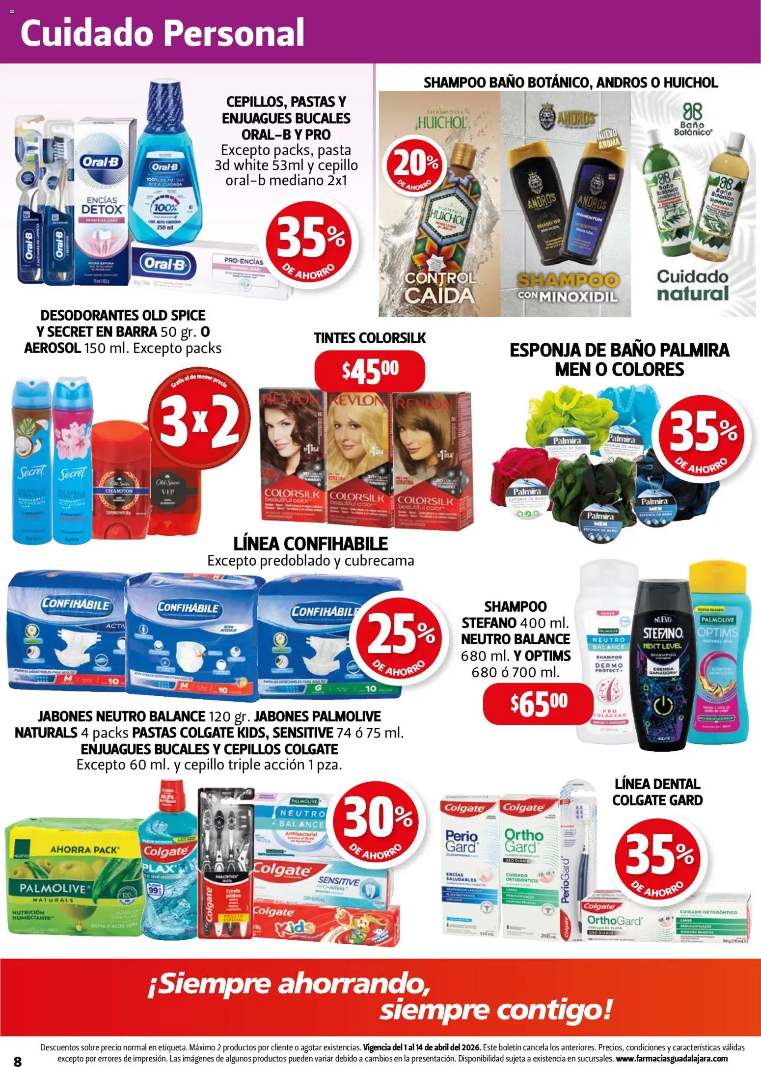 Nuevas ofertas de Farmacia Guadalajara válidas en toda la República Mexicana desde el 01.04.2026. ¡Encuentra las mejores ofertas en Farmacia Guadalajara catálogo! | Página: 8