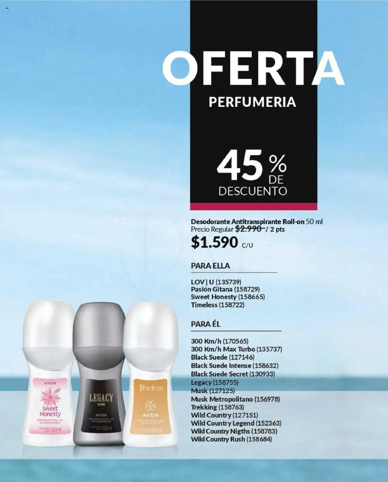 Catálogo Avon Campaña 10 │ válido desde el 03.06.2025 | Página: 78 | Productos: Desodorante, Antitranspirante