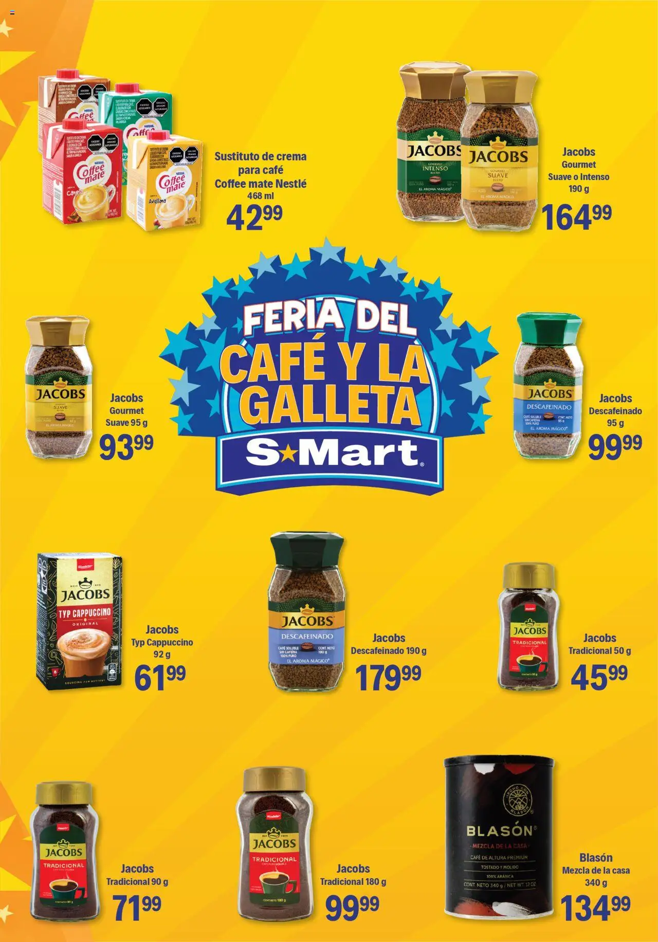 Nuevas ofertas de S-Mart válidas en toda la República Mexicana desde el 07.10.2025. ¡Encuentra las mejores ofertas en S-Mart - Folleto de Feria - Nuevo Laredo! | Página: 3 | Productos: Crema, Café, Mate