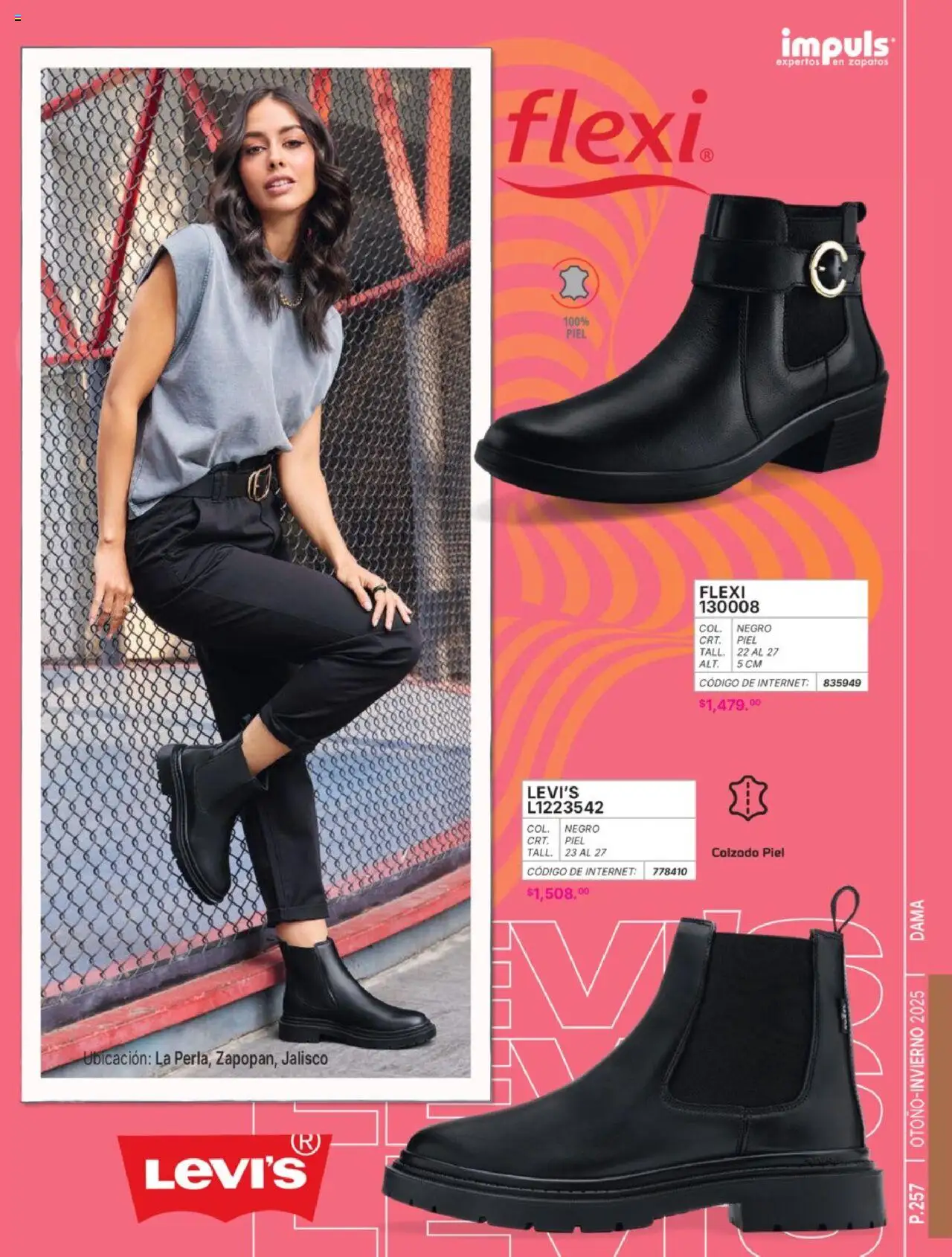 Nuevas ofertas de Impuls válidas en toda la República Mexicana desde el 07.07.2025. ¡Encuentra las mejores ofertas en Impuls catálogo Dama Otoño-Invierno 2025! | Página: 259 | Productos: Zapatos