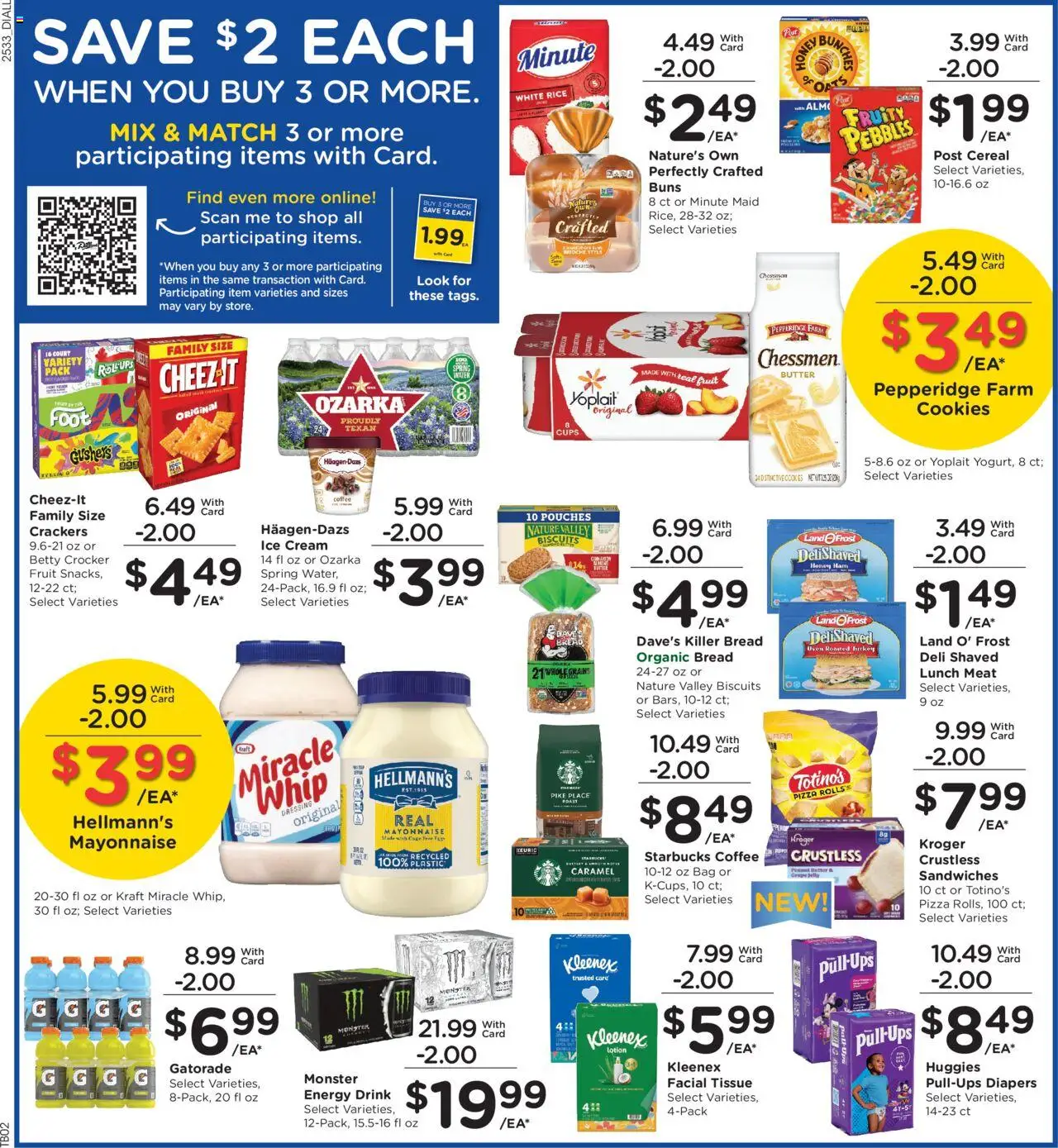 Dillons Weekly Ad - valid from 17.09.2025 | Page: 4 | Products: Rice, Cream, Ice cream, Mayonnaise