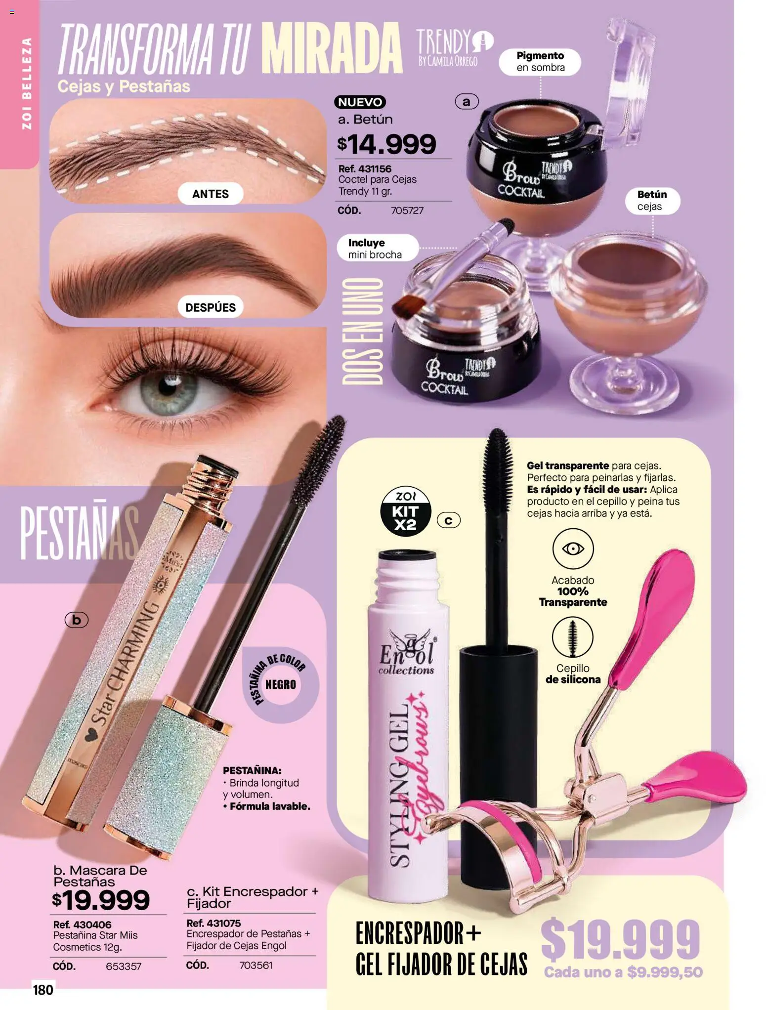 Carmel revista - valida desde el 01.05.2026 | Página: 184 | Productos: Betún, Brocha, Cepillo, Sombra