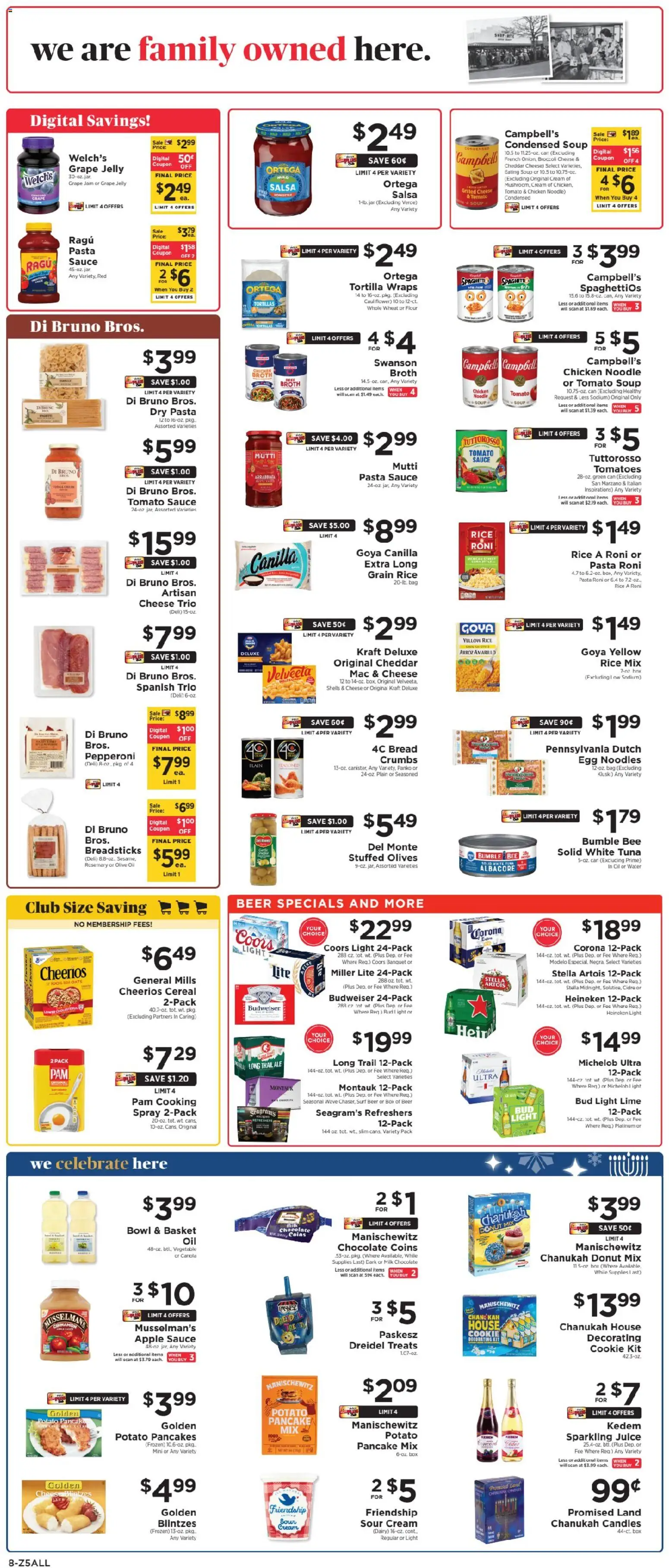 ShopRite Weekly Ad 2 - valid from 07.12.2025 | Page: 9 | Products: Corn, Bread, Sauce, Bag