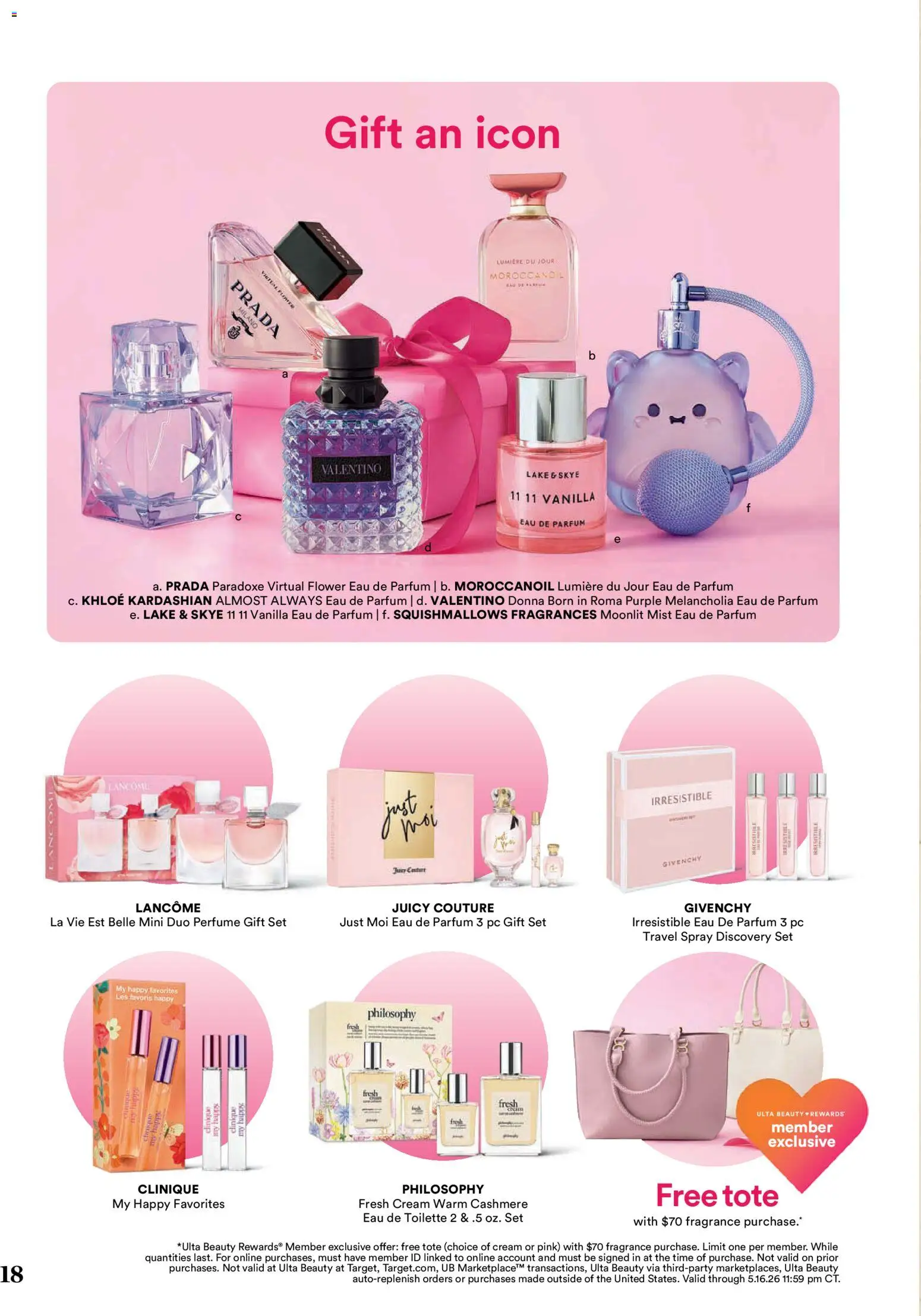 Ulta Beauty - 4.19.26 - 5.10.26 - valid from 19.04.2026 | Page: 18 | Products: Perfume, Fragrance, Eau de toilette, Cream