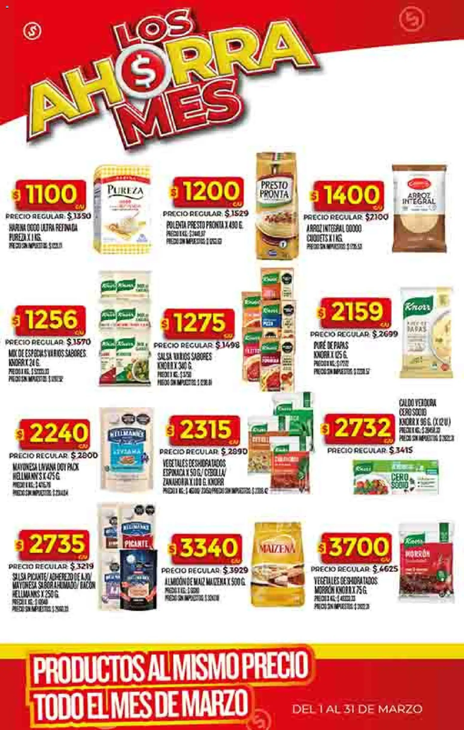 Supermercado DIA Ofertas │ válido desde el 25.03.2026 | Página: 30 | Productos: Mayonesa, Espinaca, Arroz, Zanahoria