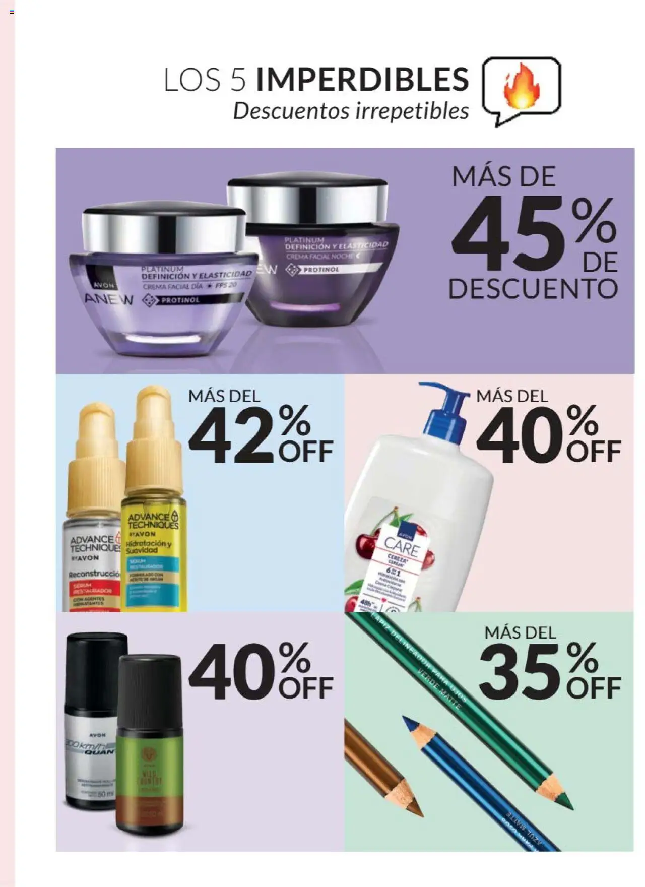 Nuevas ofertas de AVON válidas en toda la República Mexicana desde el 09.10.2025. ¡Encuentra las mejores ofertas en AVON - Campaña 16 2025! | Página: 3 | Productos: Serum, Crema, Eau de toilette, Delineador