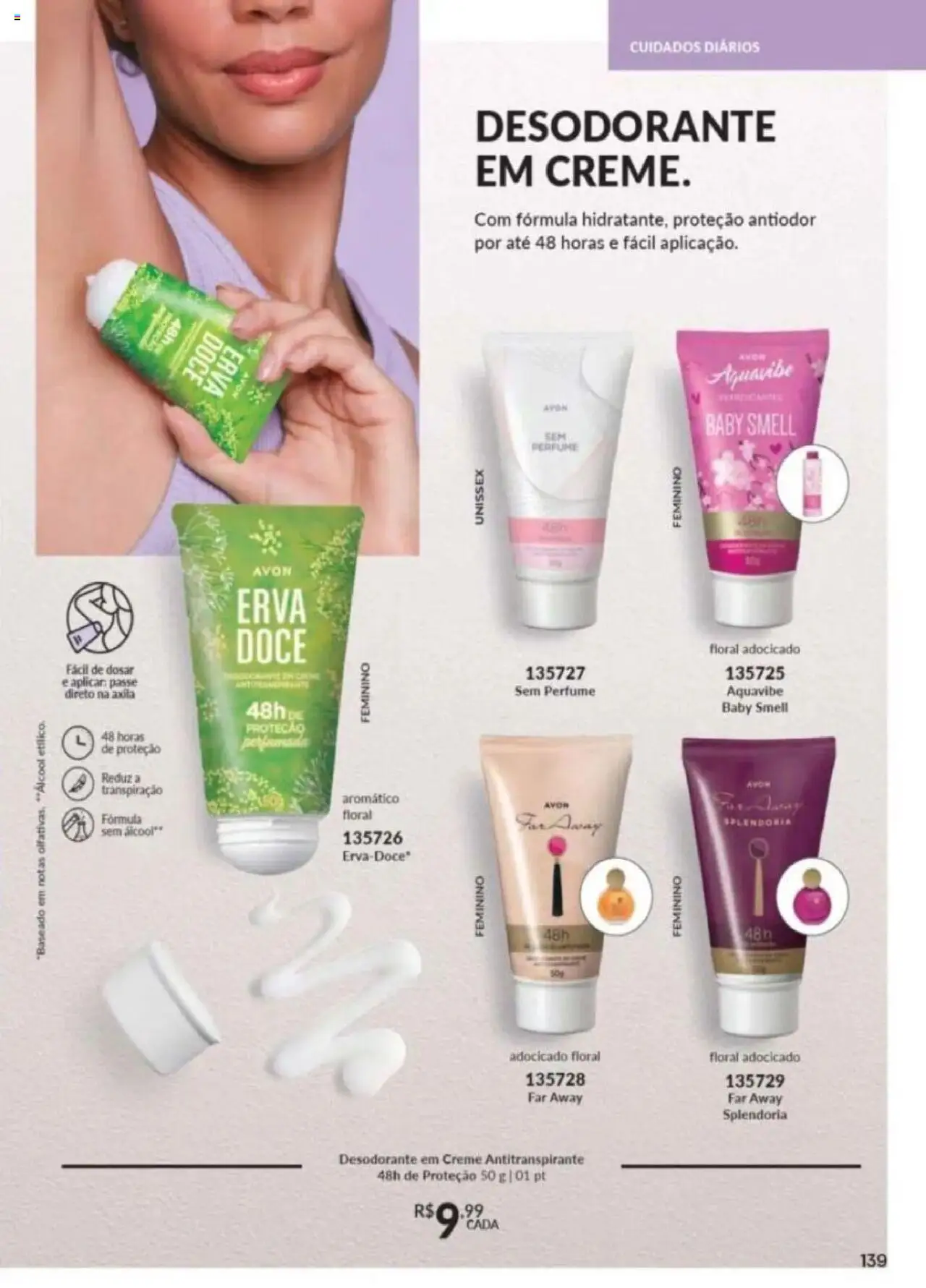 Avon Folheto - válido de 26.09.2025 | Página: 139 | Produtos: Perfume, Desodorante, Creme
