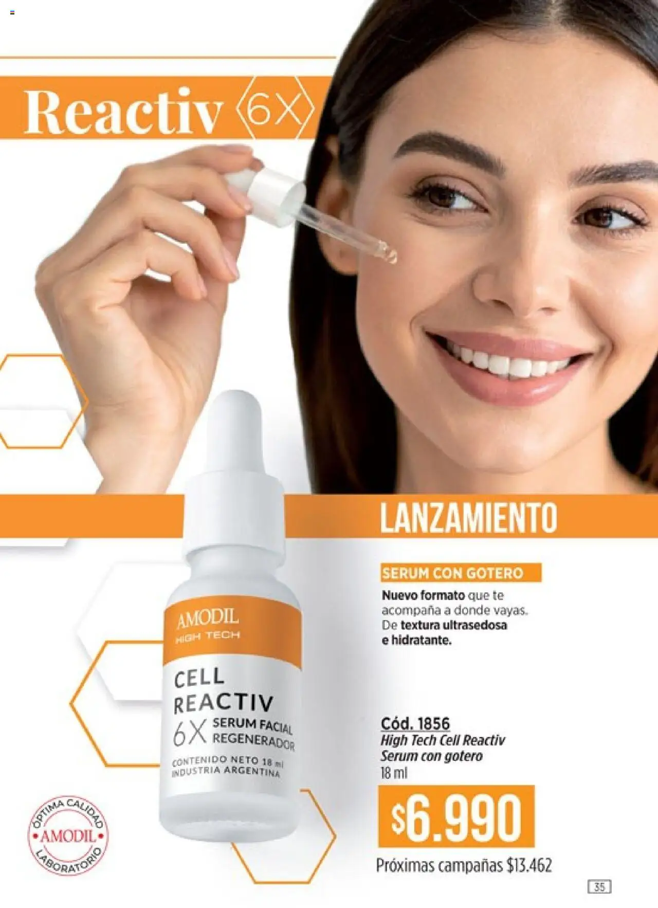 Catálogo Amodil Campaña 17/2025 │ válido desde el 14.10.2025 | Página: 35 | Productos: Serum, Té
