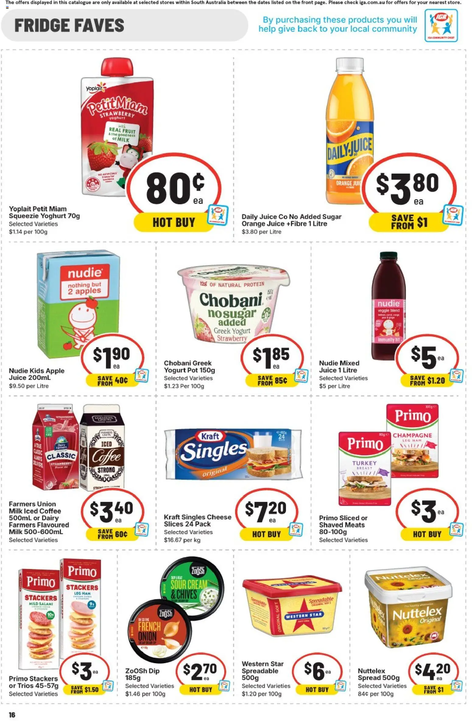 IGA catalogue - valid from 21.01.2026 | Page: 12 | Products: Milk, Cheese, Sour cream, Fridge