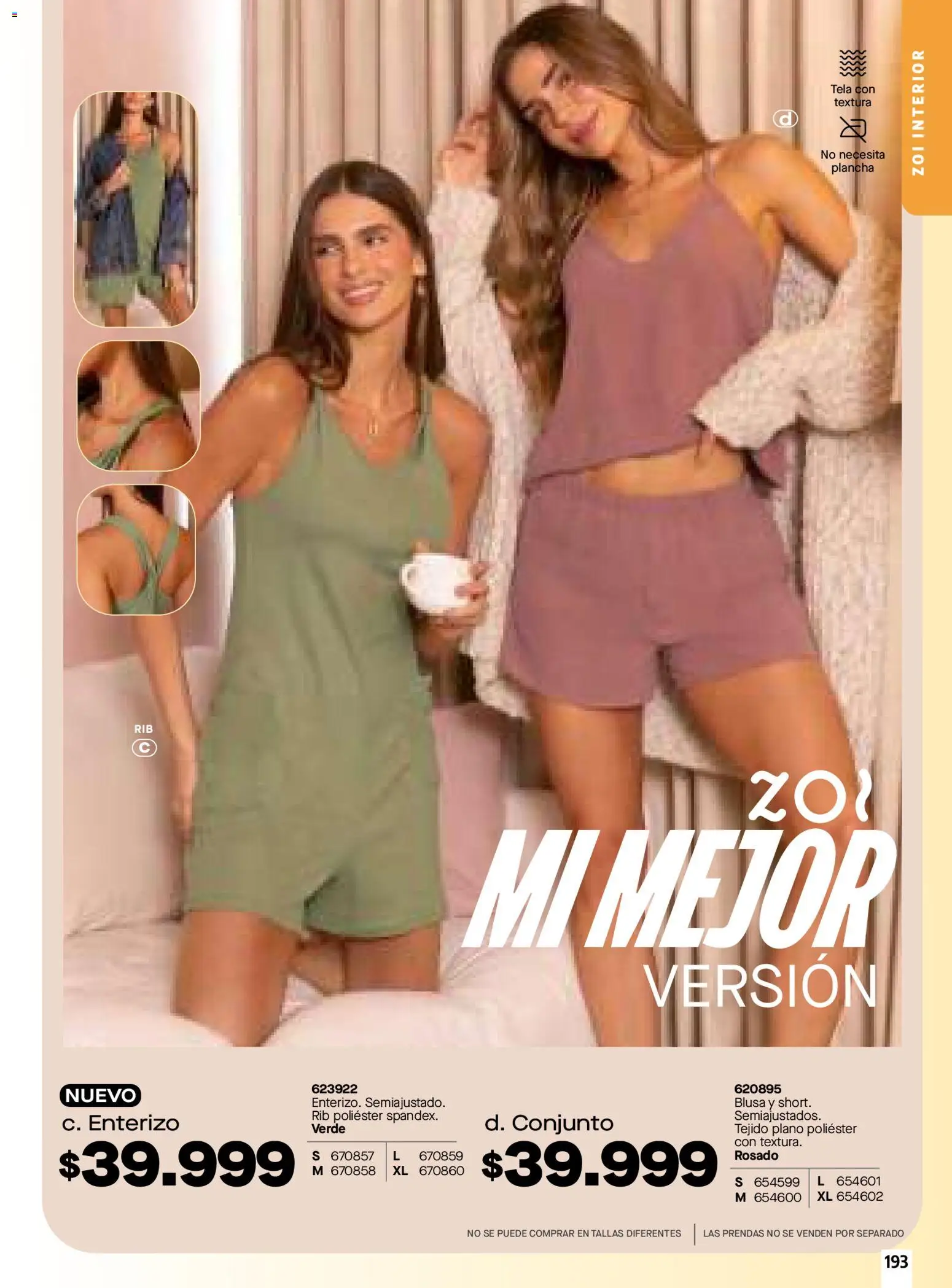 Pacifika revista - valida desde el 01.04.2026 | Página: 193 | Productos: Plancha, Conjunto, Blusa, Enterizo