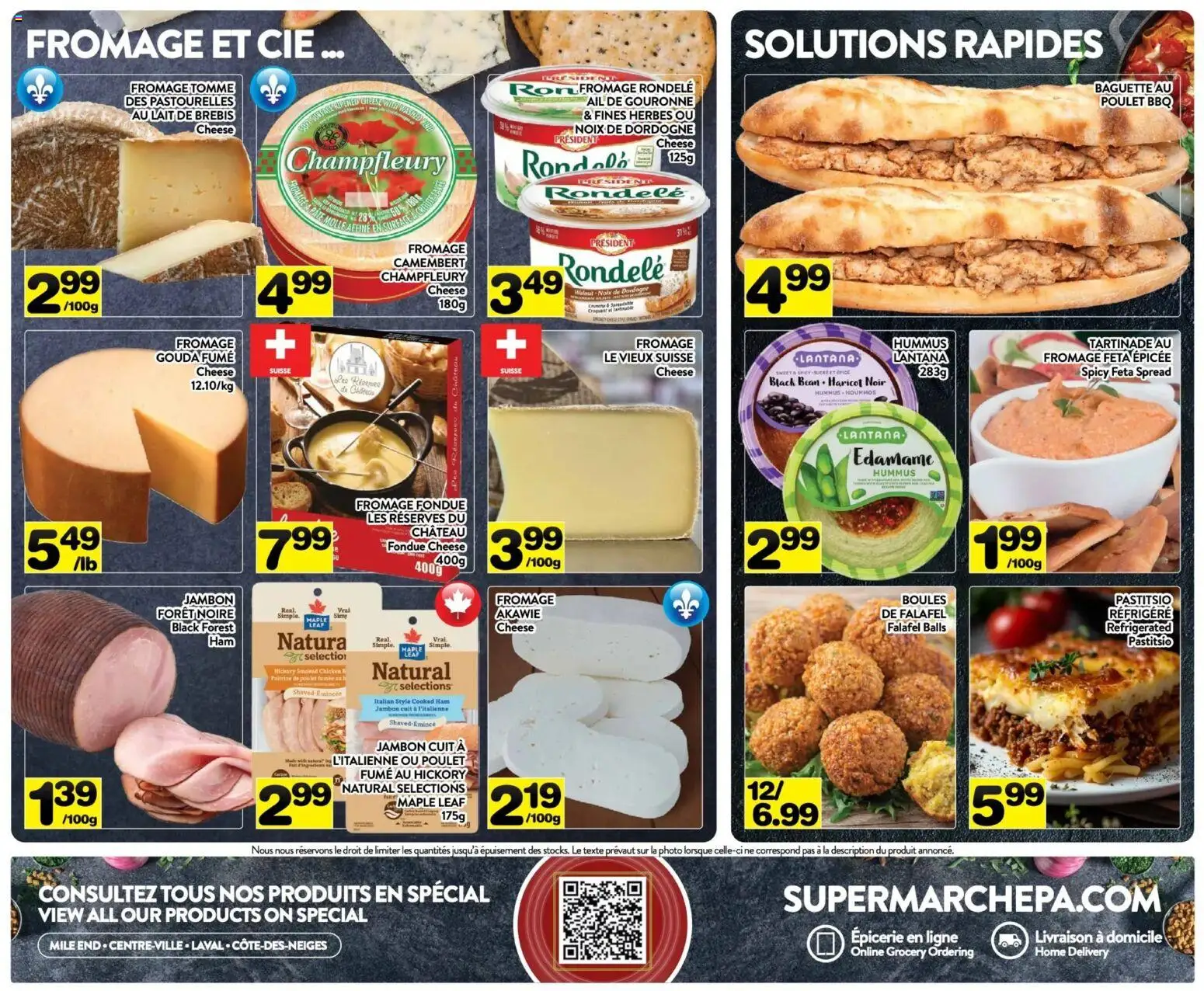 Pa Supermarché flyer valid from 03.11.2025 | Page: 6 | Products: Cheese, Ham, Chicken