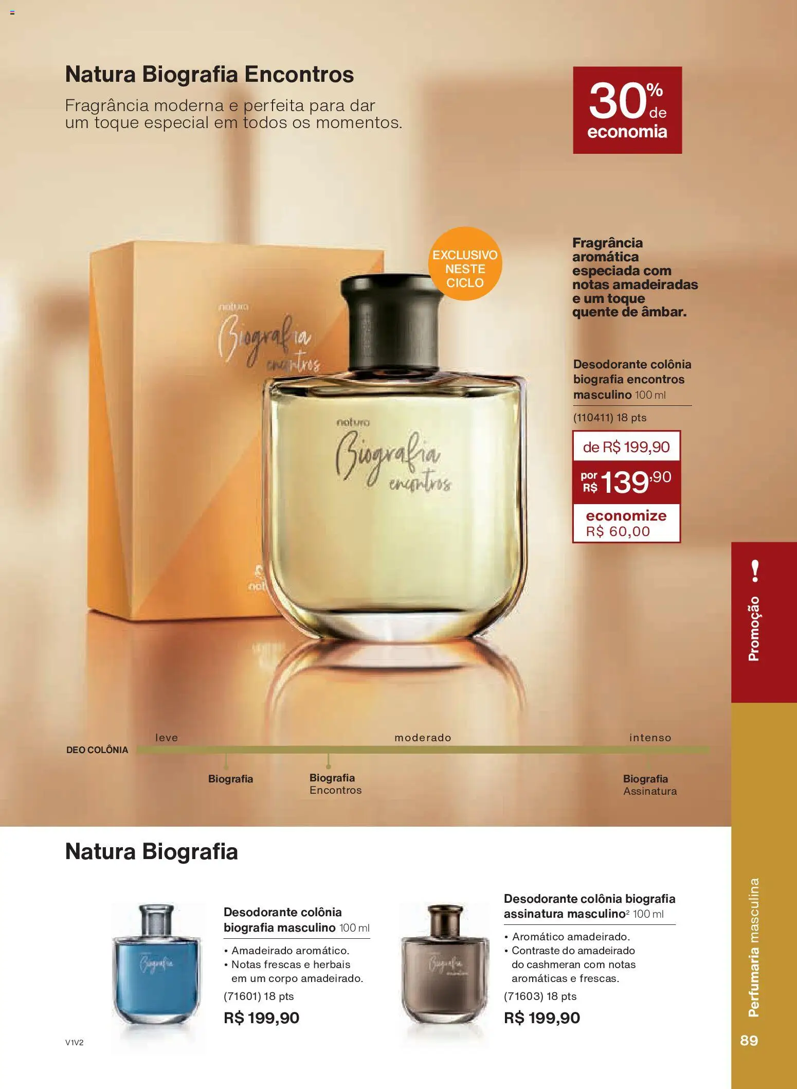 Natura Folheto - válido de 30.10.2025 | Página: 89 | Produtos: Fragrância, Desodorante