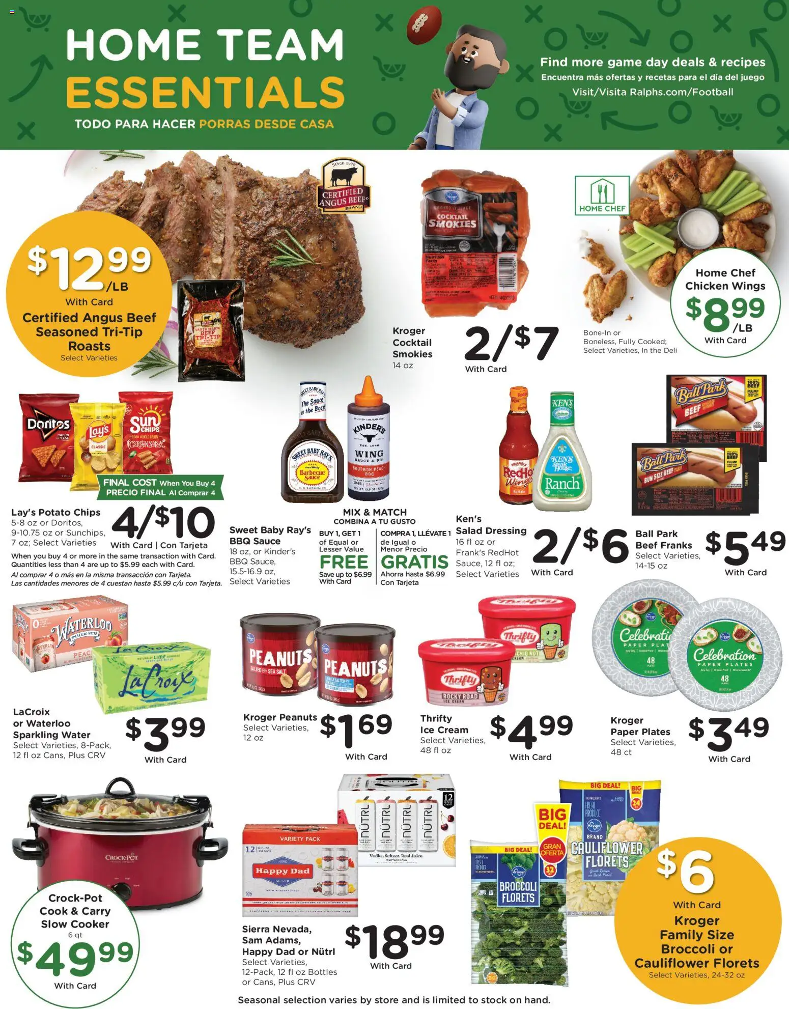 Ralphs Weekly Ad - valid from 21.01.2026 | Page: 5 | Products: Cooker, Bourbon, Ice cream, Sauce