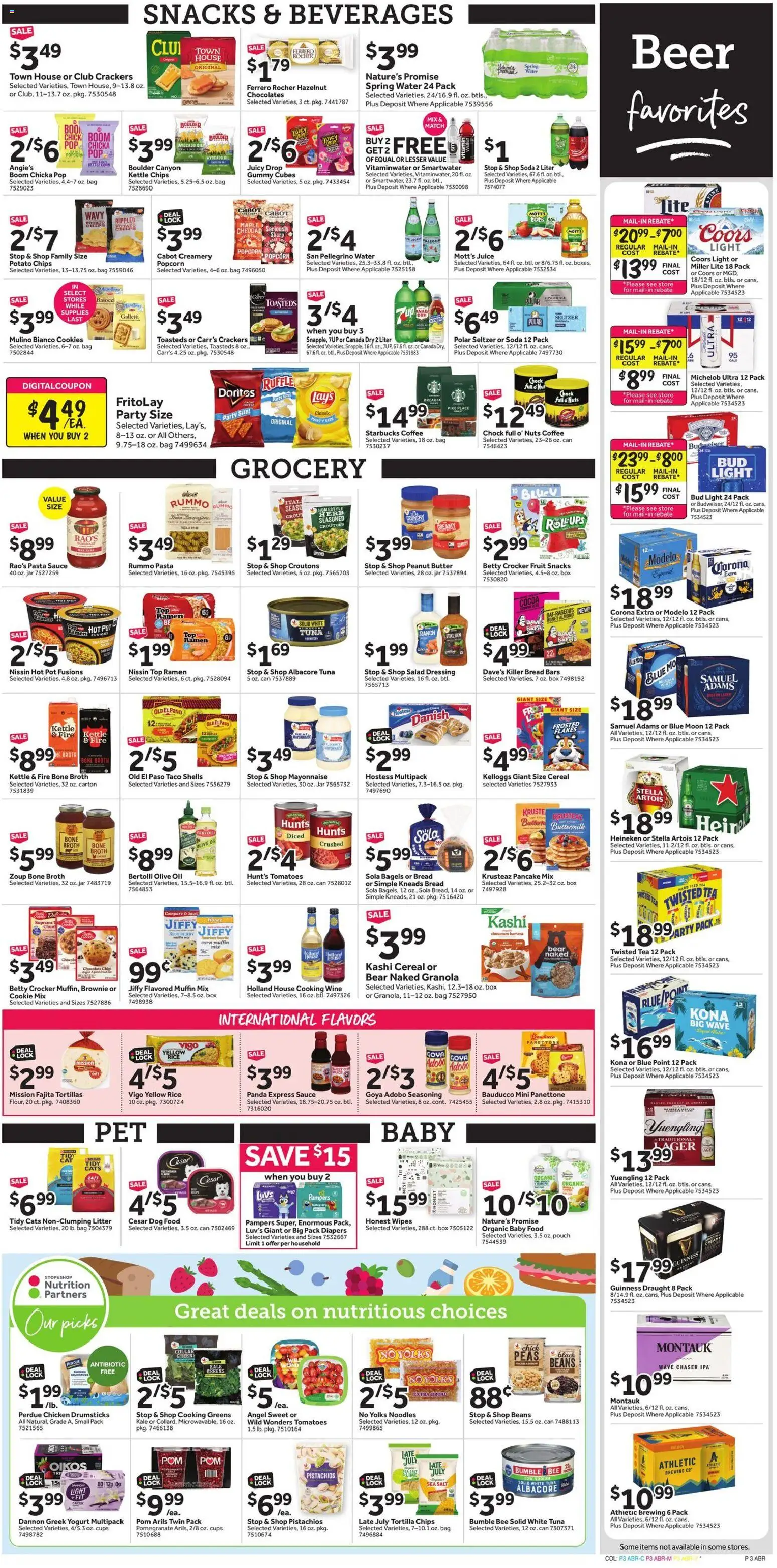 Stop & Shop Weekly Circular - NY - valid from 26.12.2025 | Page: 5 | Products: Oil, Chocolate, Salad, Avocado