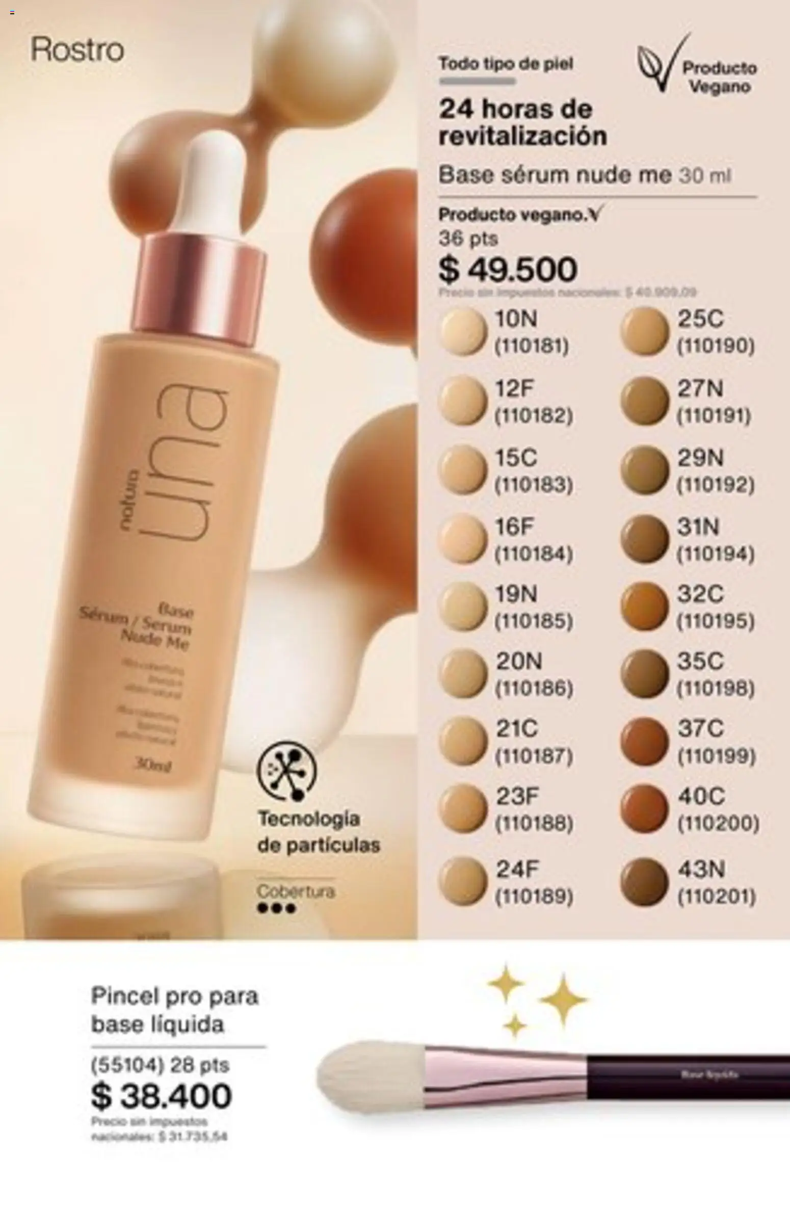 Catálogo Natura Ciclo 16/2025 │ válido desde el 01.11.2025 | Página: 142 | Productos: Pincel, Serum