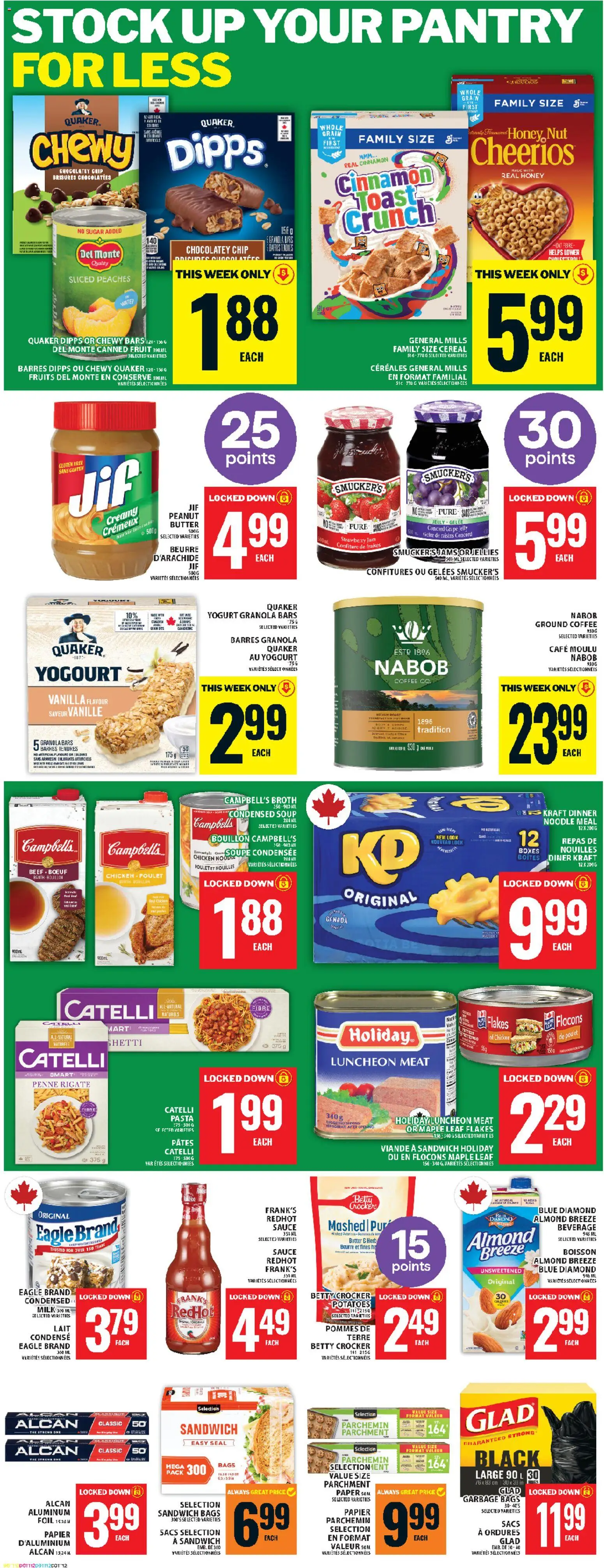 Food Basics flyer valid from 20.11.2025 | Page: 15 | Products: Pasta, Milk, Butter, Chicken