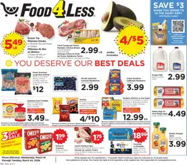 Preview of Food 4 Less weekly ads valid from 18.03.2026