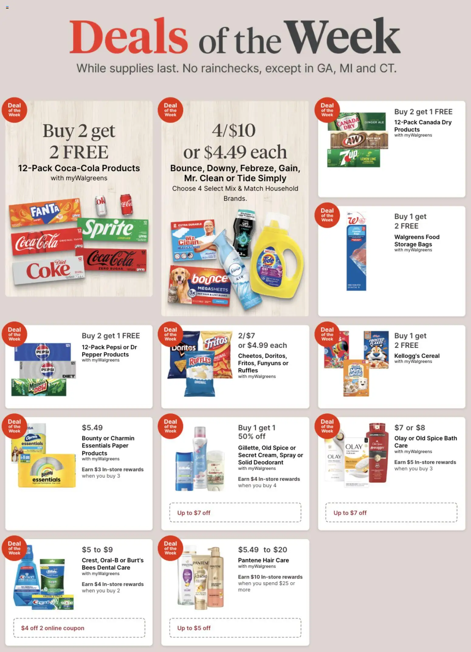 Walgreens Weekly Ad - valid from 08.03.2026 | Page: 1 | Products: Ginger, Pepper, Lemon, Lime