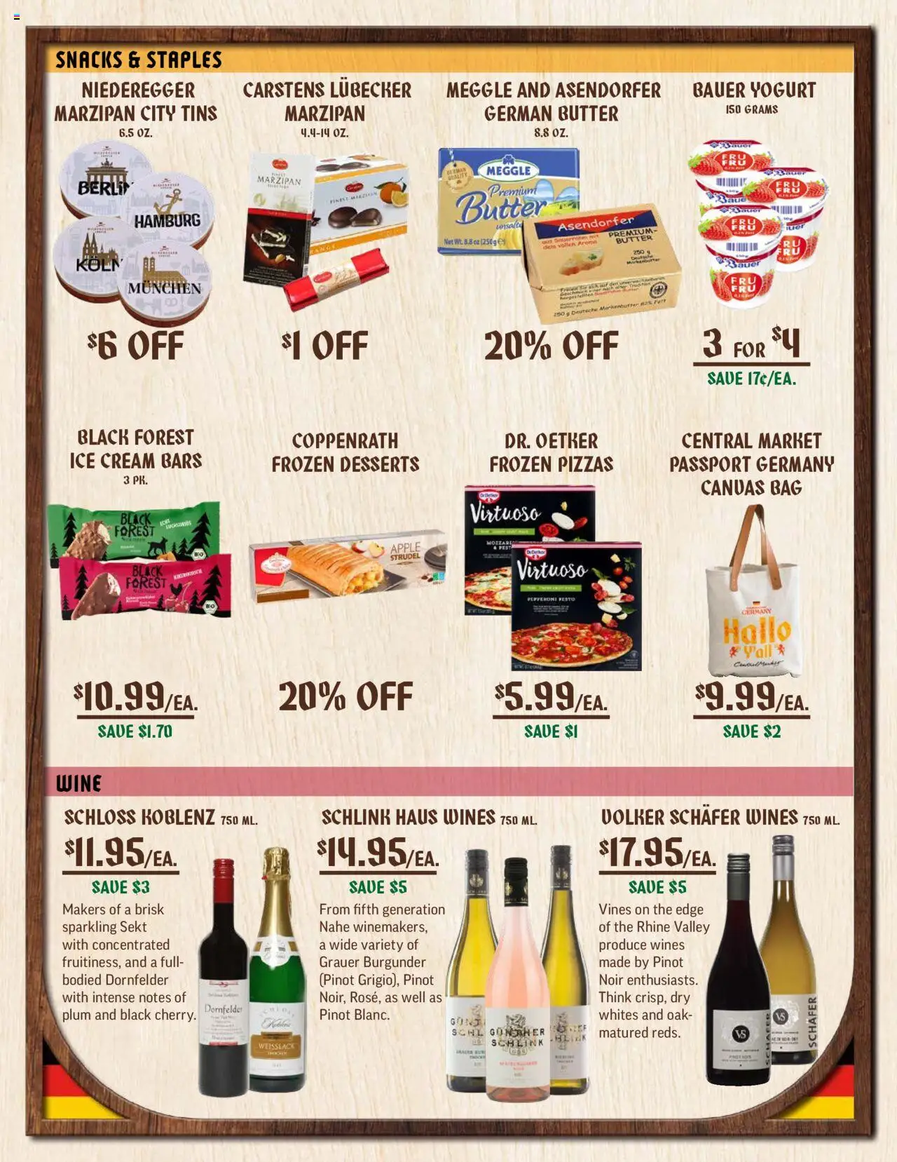 Central Market Weekly Ad - valid from 17.09.2025 | Page: 5 | Products: Canvas, Wine, Cream, Ice cream
